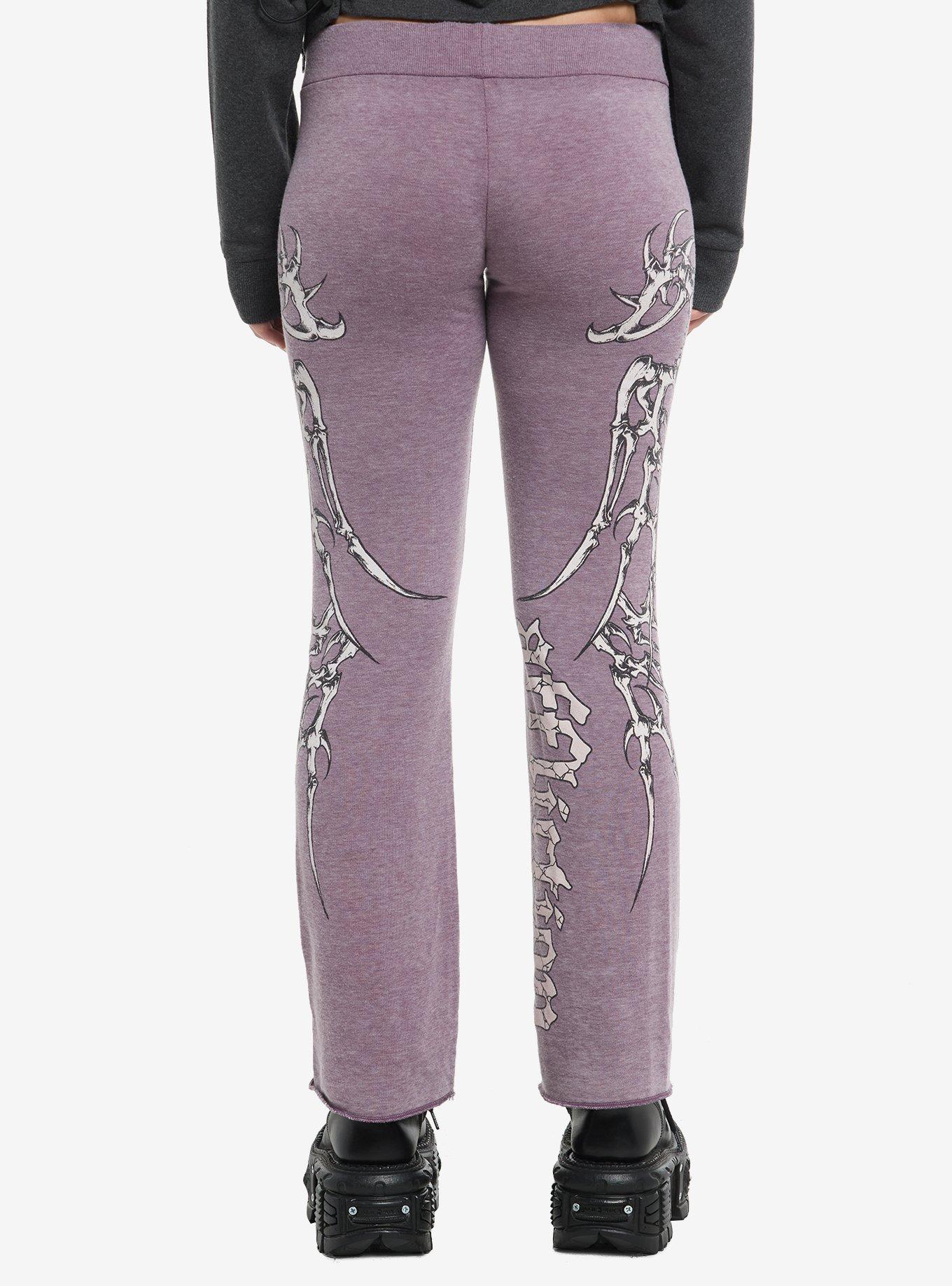 Affliction Clothing Skeleton Mauve Lounge Pants, , hi-res