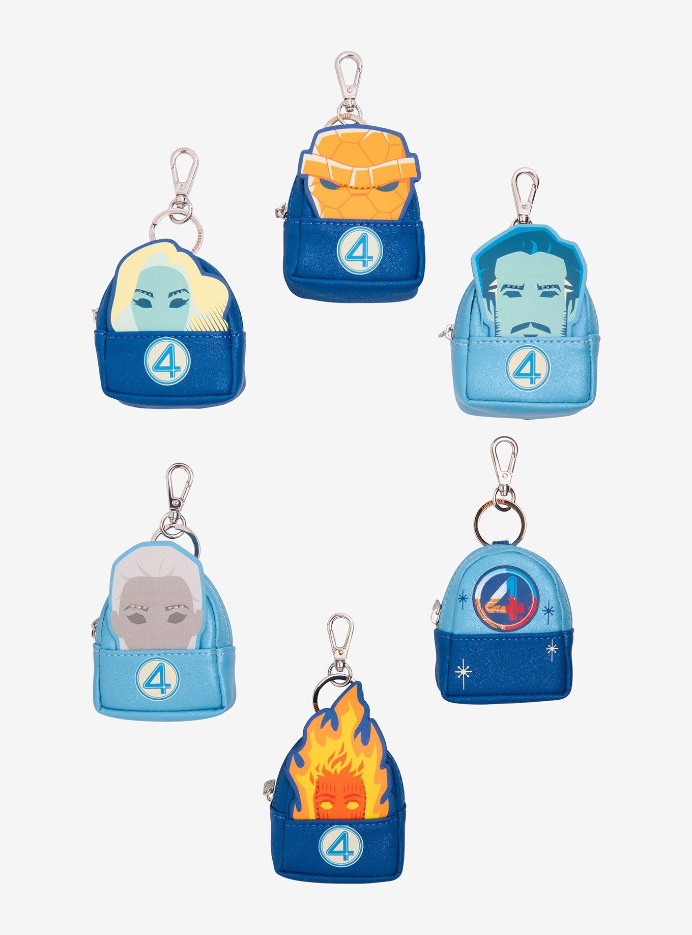 Loungefly Marvel The Fantastic Four Character Blind Box Mini Backpack Keychain, , hi-res