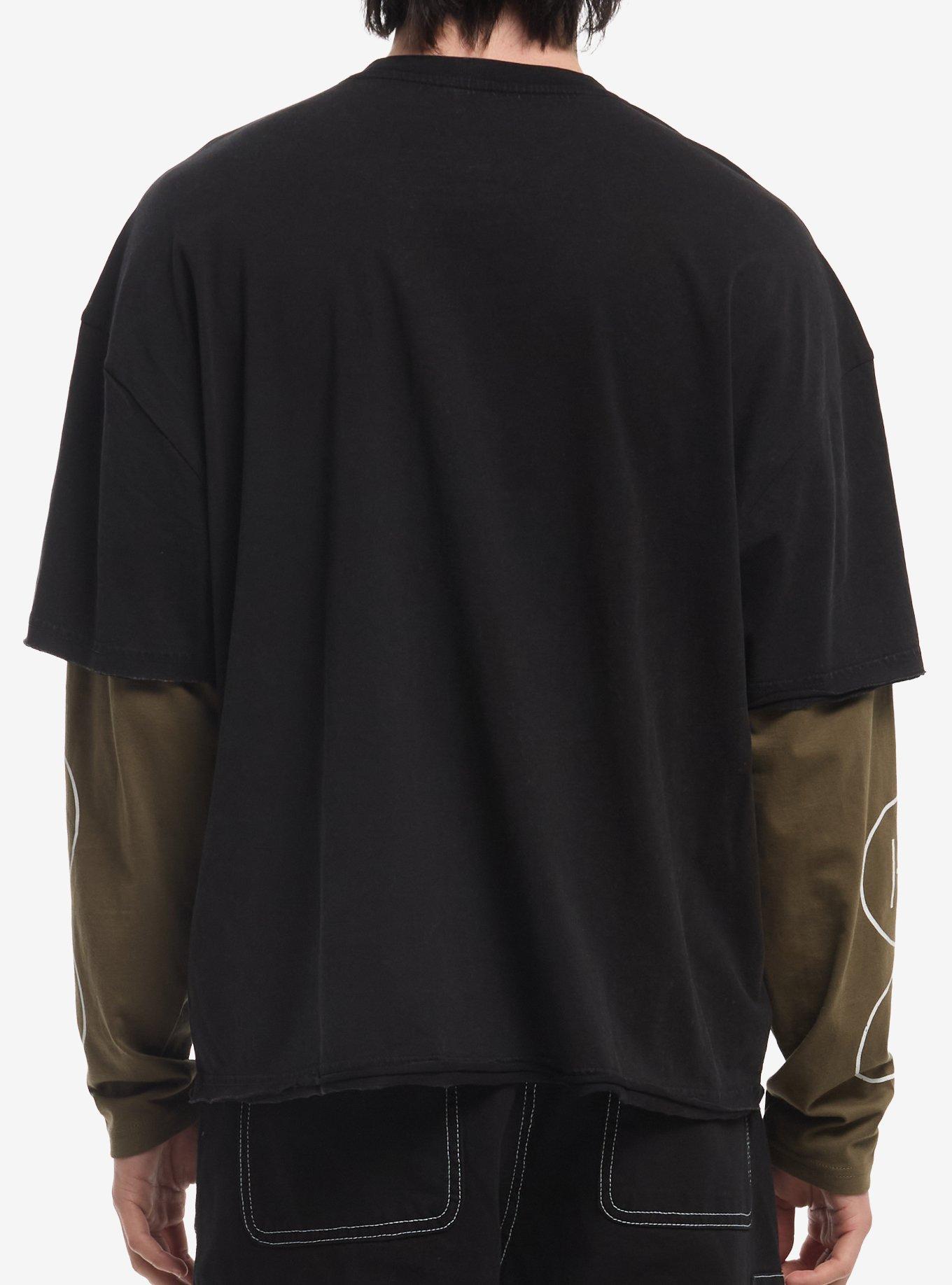 Twenty One Pilots Blurryface Twofer Long-Sleeve T-Shirt, BLACK, alternate - view 3