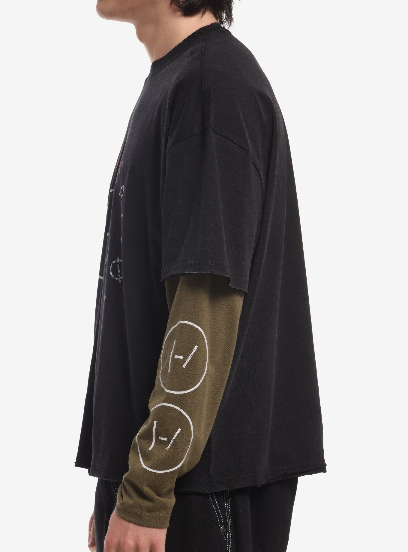 Twenty One Pilots Blurryface Twofer Long-Sleeve T-Shirt, BLACK, alternate - view 4