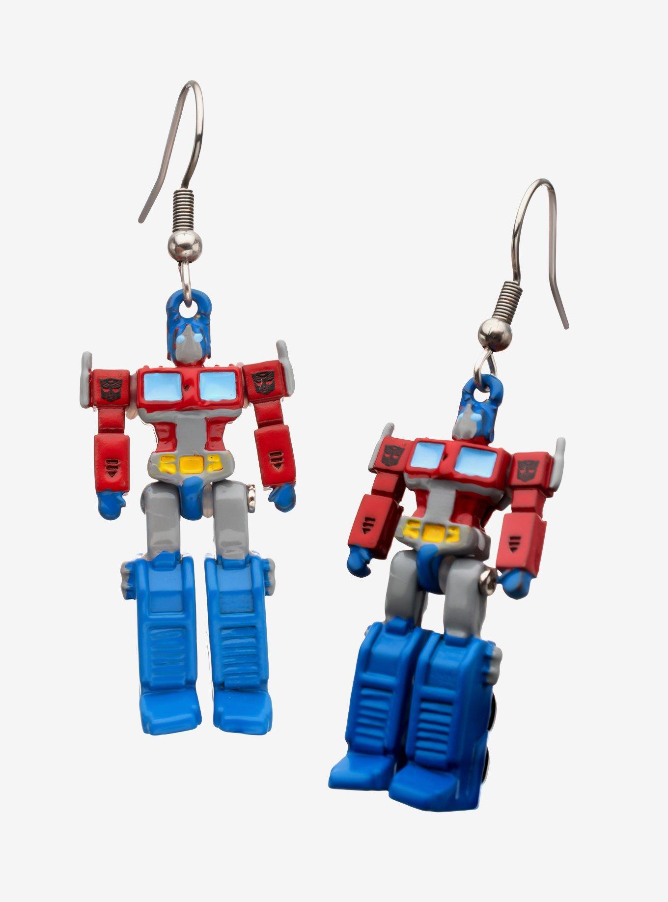 Transformers Optimus Prime Drop Earrings, , hi-res