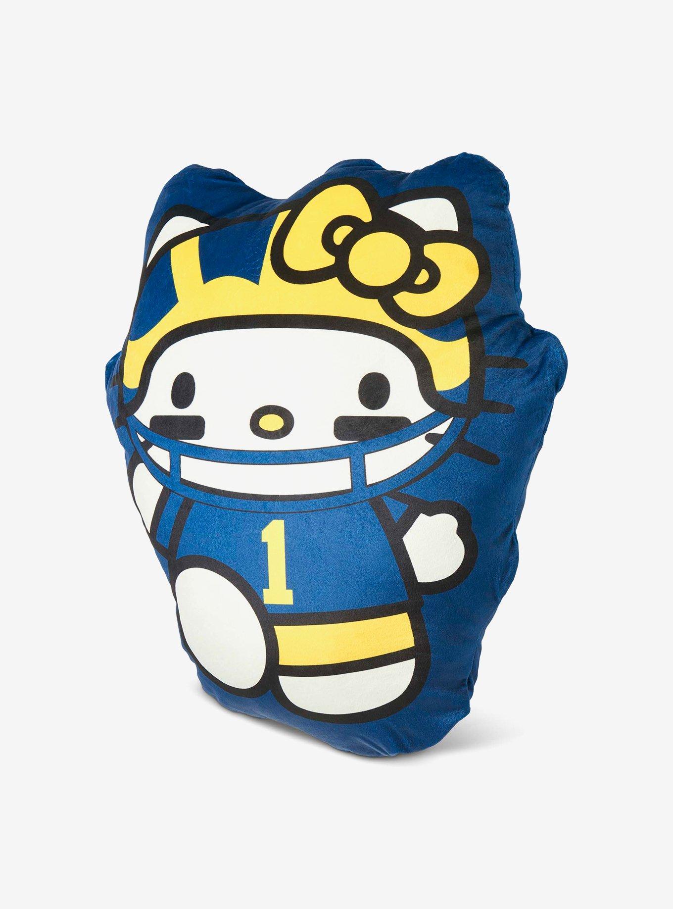 Michigan Wolverines Hello Kitty Football Player Small Cloud Pal, , alternate