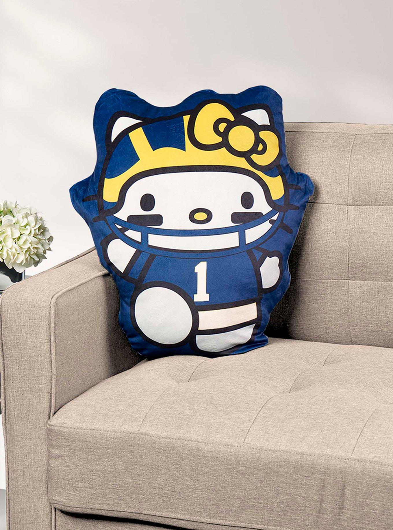 Michigan Wolverines Hello Kitty Football Player Small Cloud Pal, , alternate