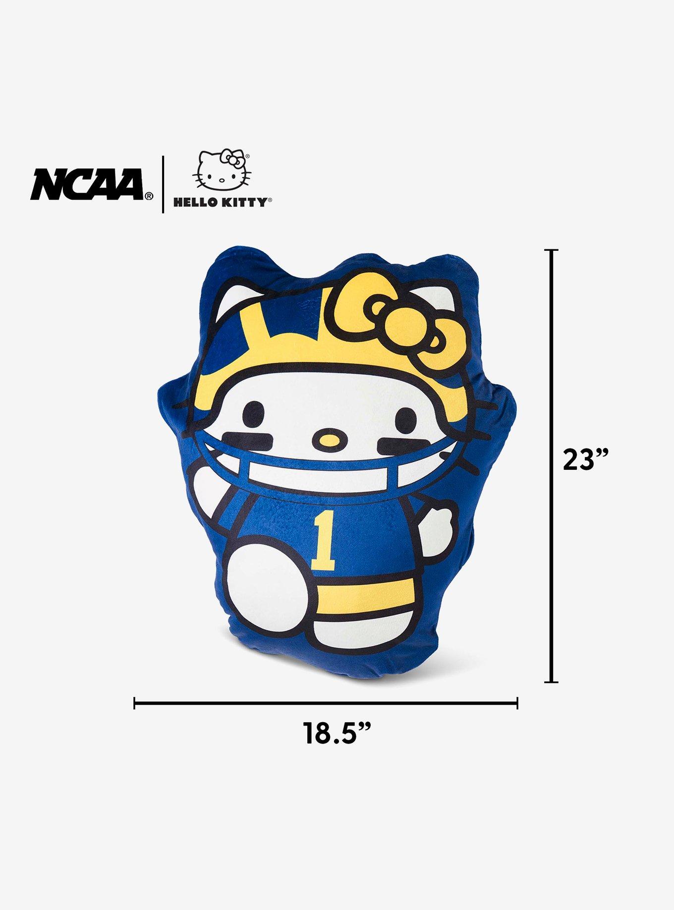Michigan Wolverines Hello Kitty Football Player Small Cloud Pal, , alternate
