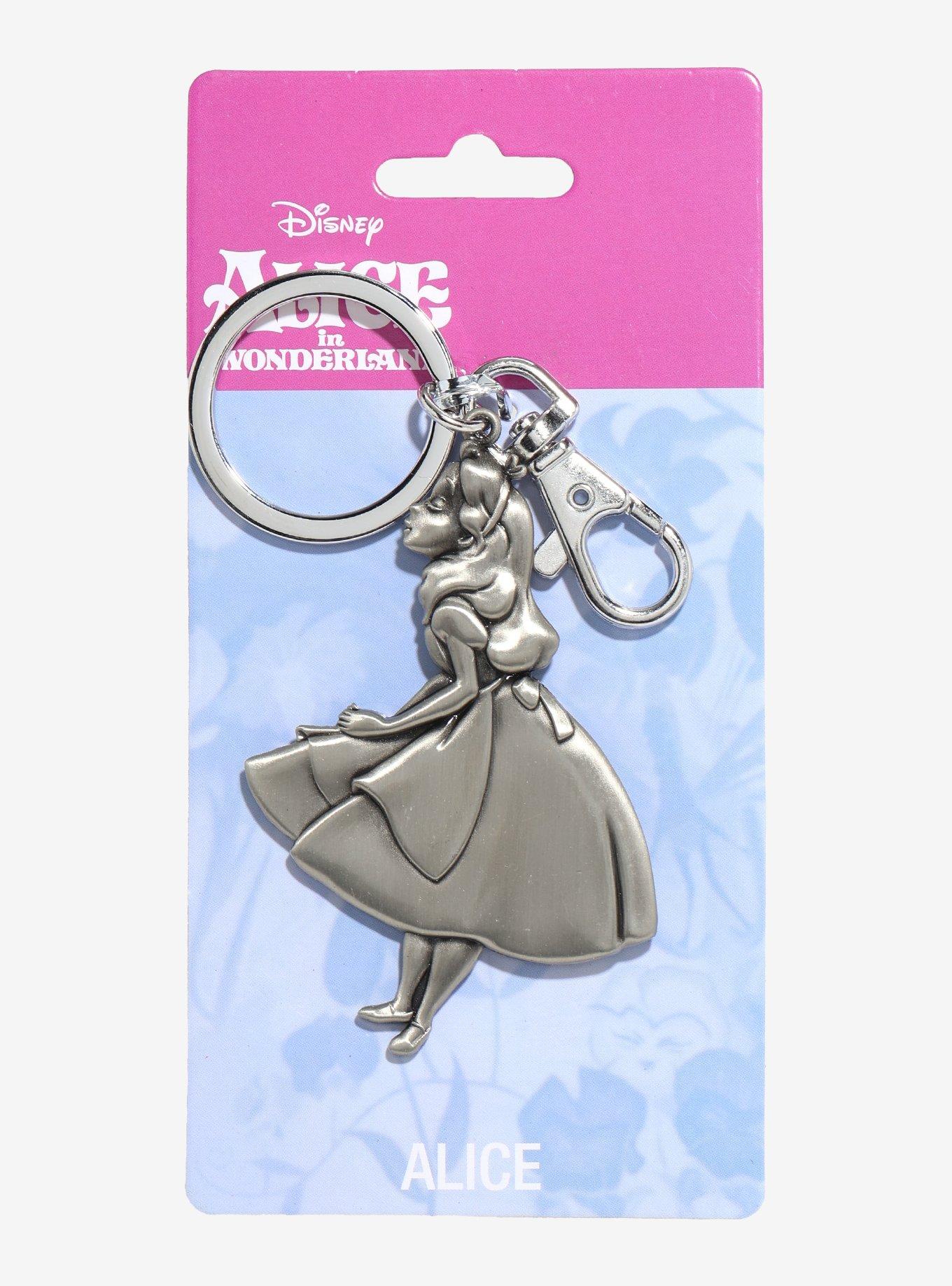 Disney Alice In Wonderland Enamel Key Chain, , hi-res