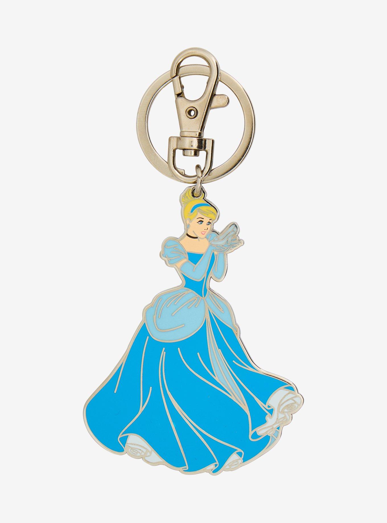 Disney Cinderella Enamel Key Chain, , hi-res