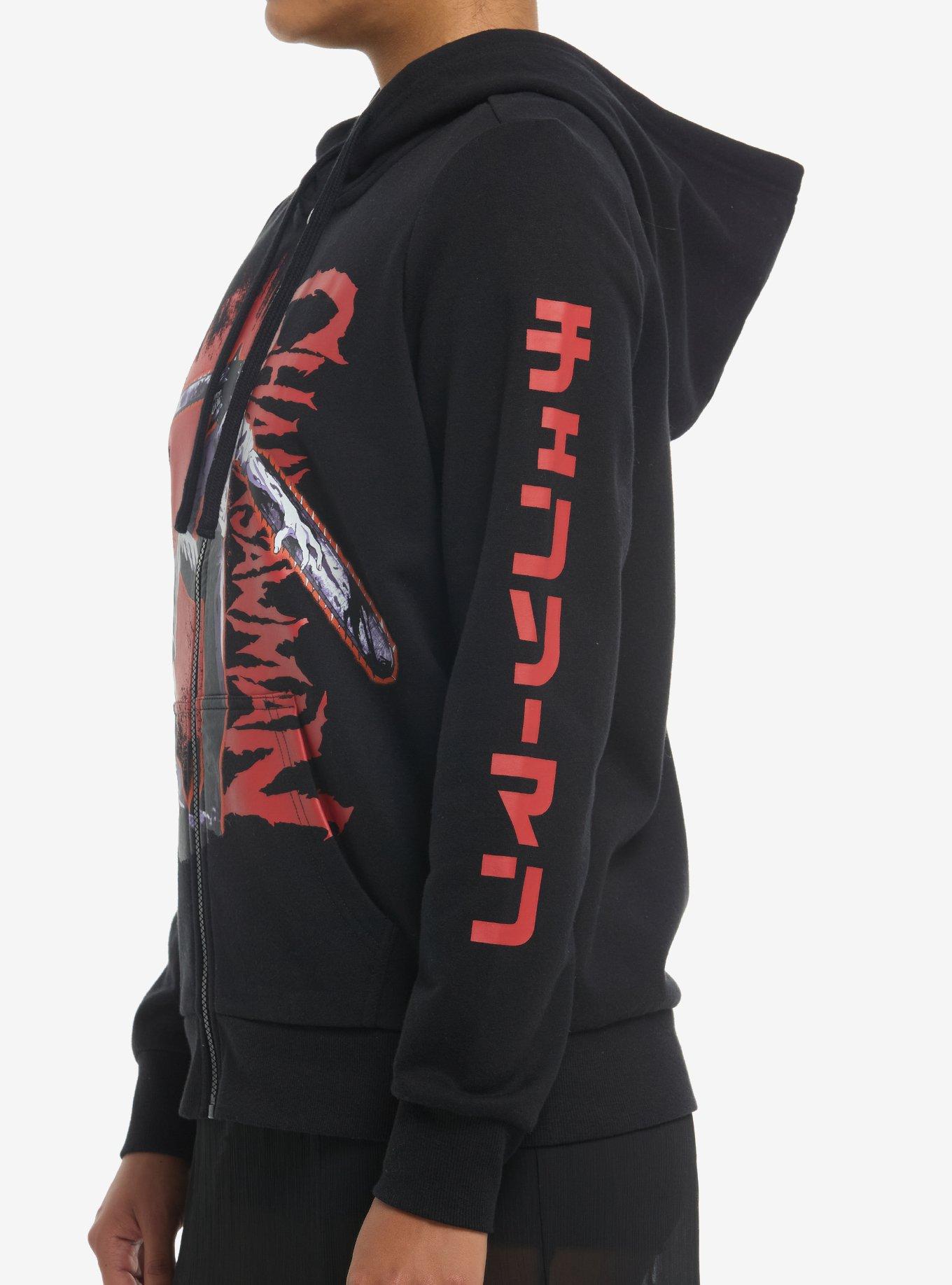 Chainsaw Man Blood Splatter Hoodie, MULTI, alternate