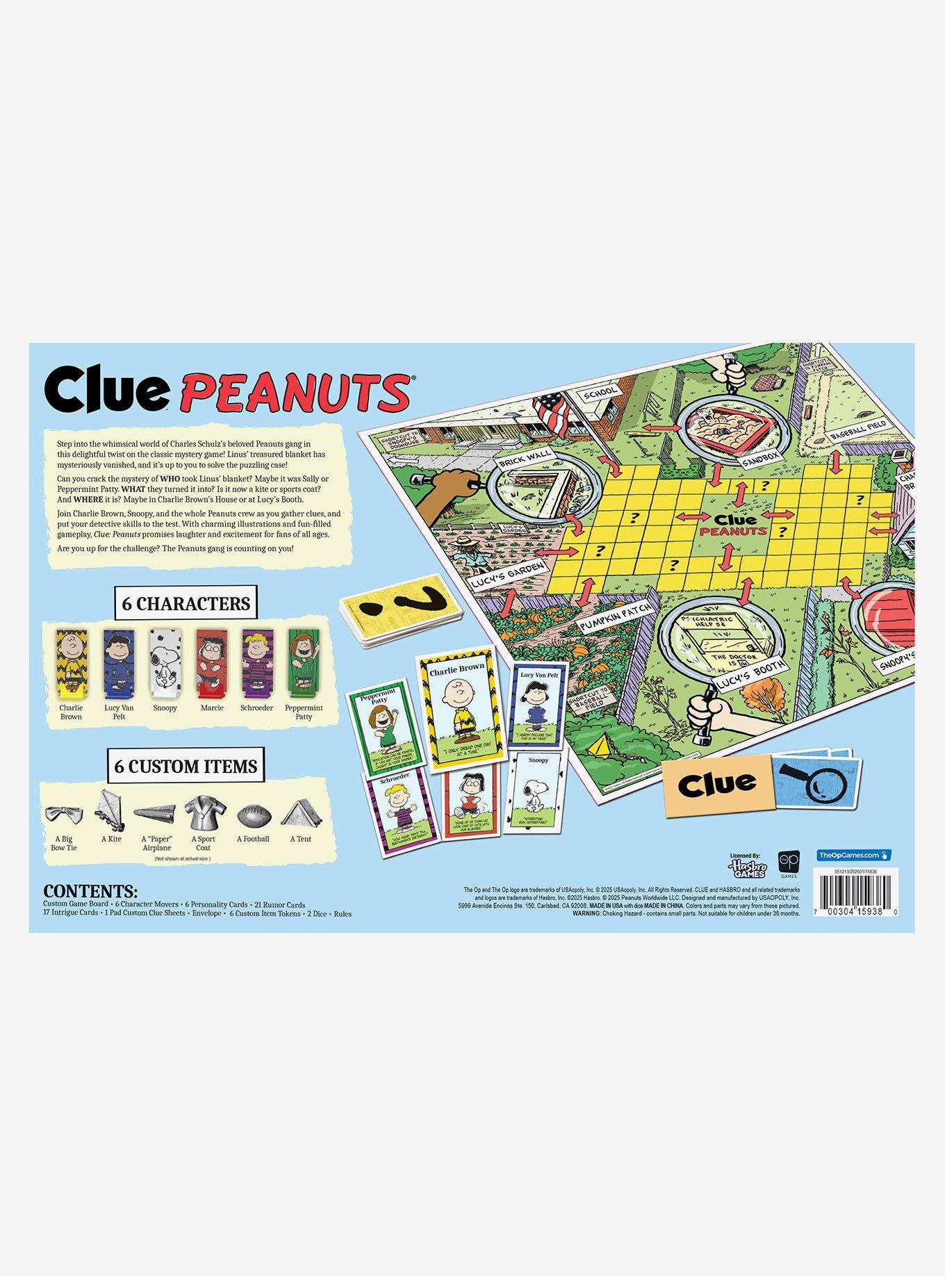 Peanuts Clue Game, , alternate