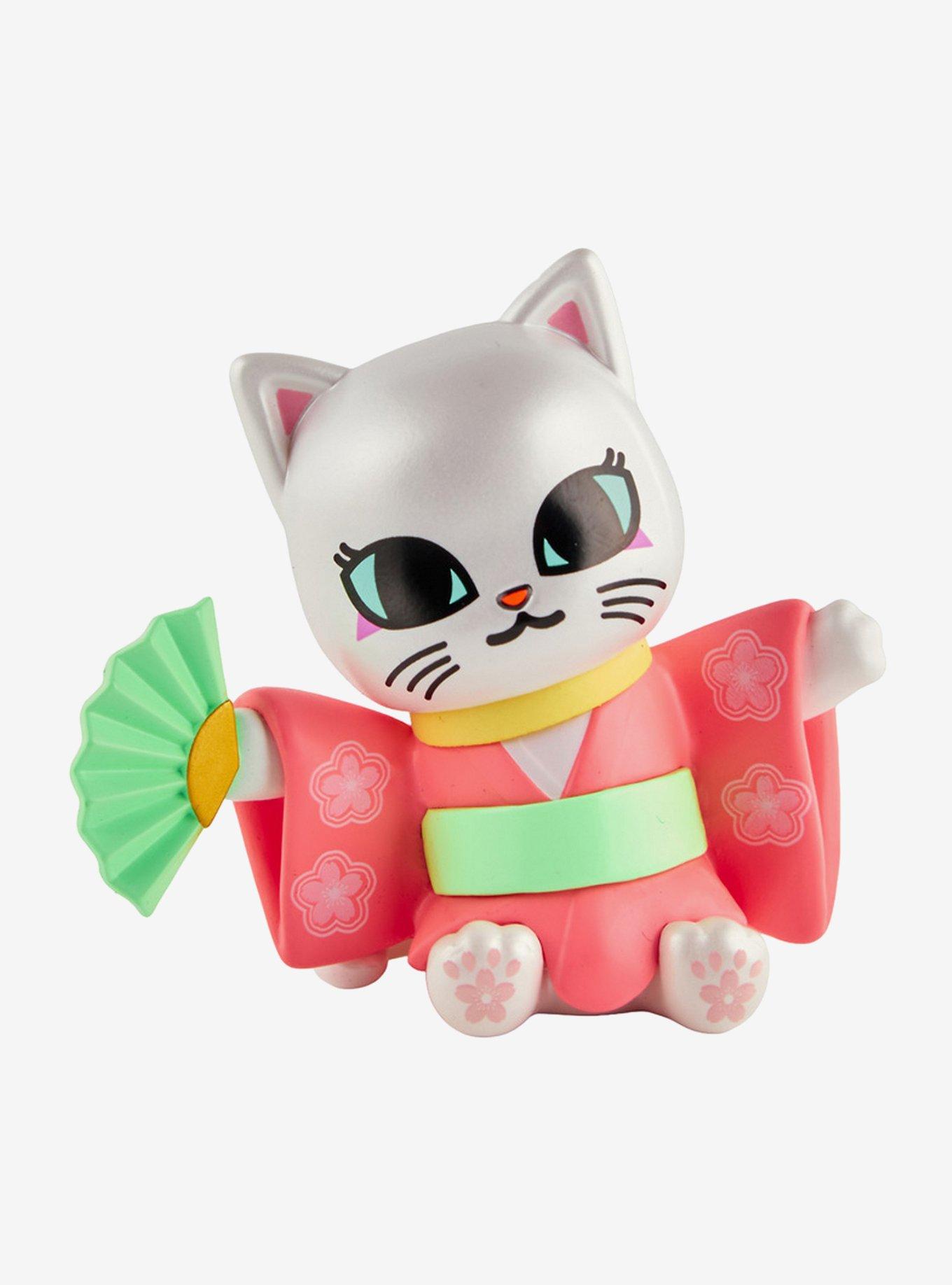 tokidoki Cherry Blossom Cats Blind Box Figure, , hi-res