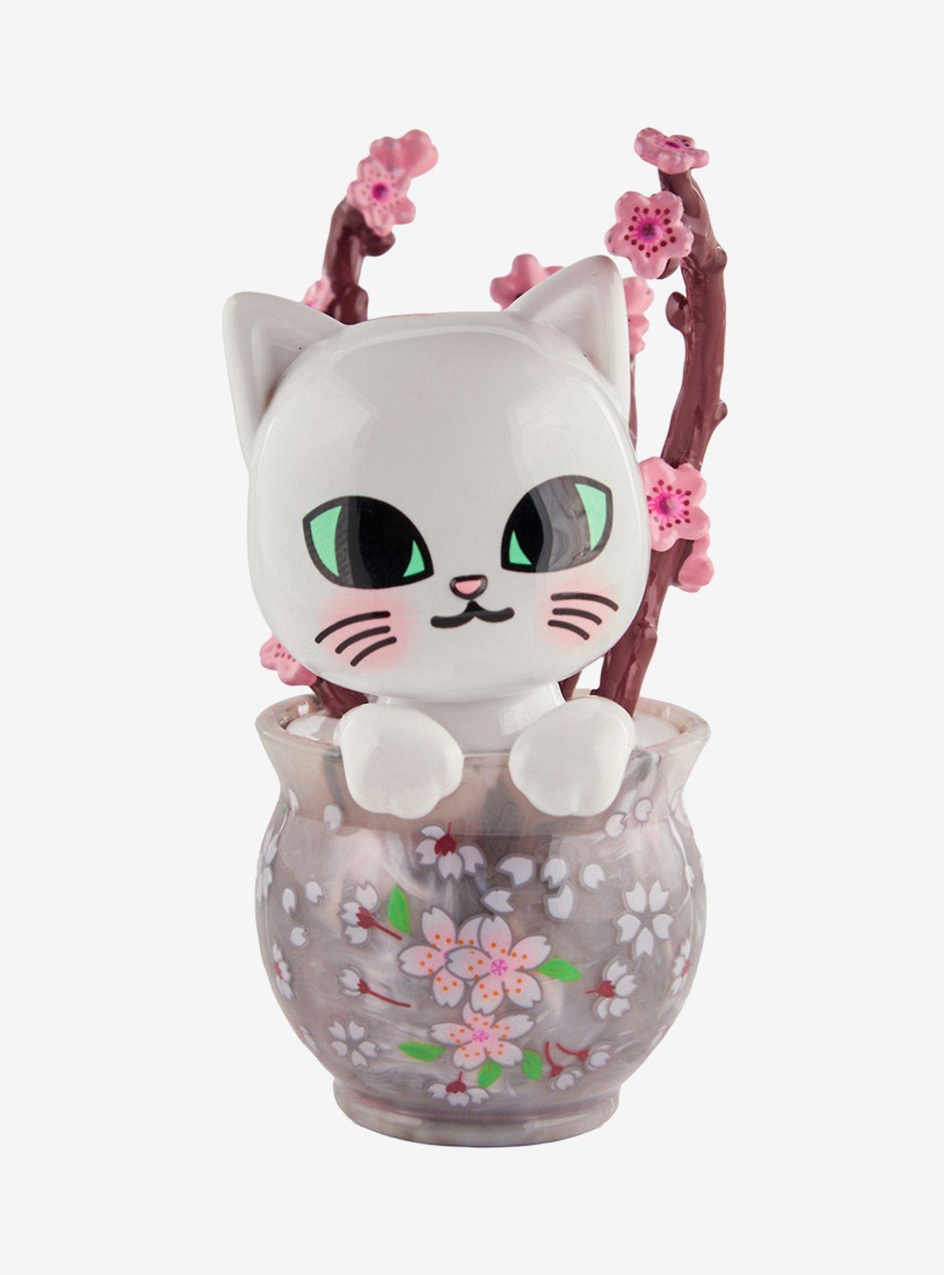 tokidoki Cherry Blossom Cats Blind Box Figure, , alternate