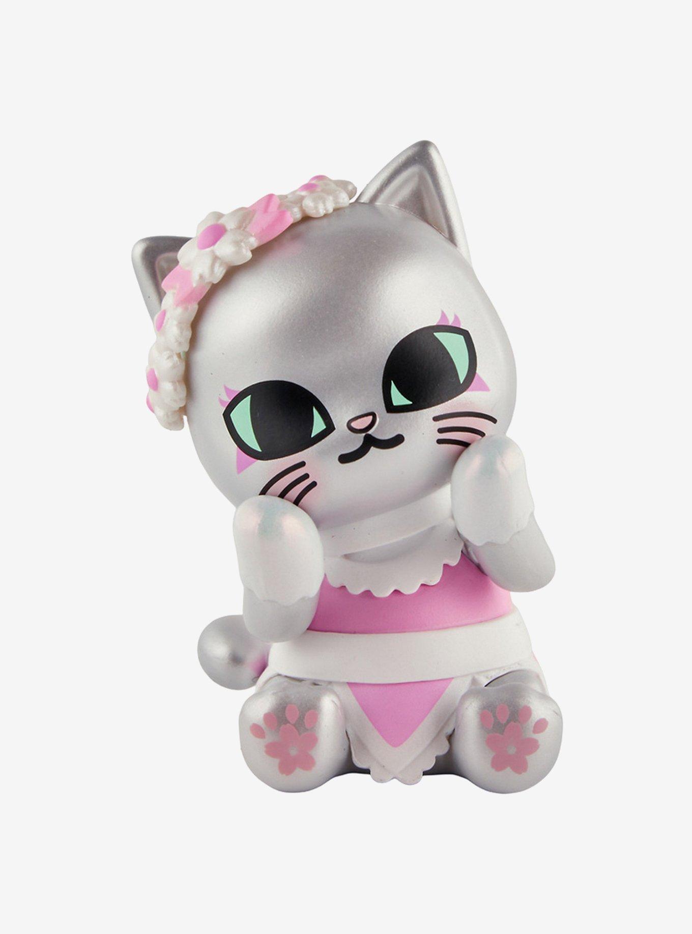 tokidoki Cherry Blossom Cats Blind Box Figure, , alternate