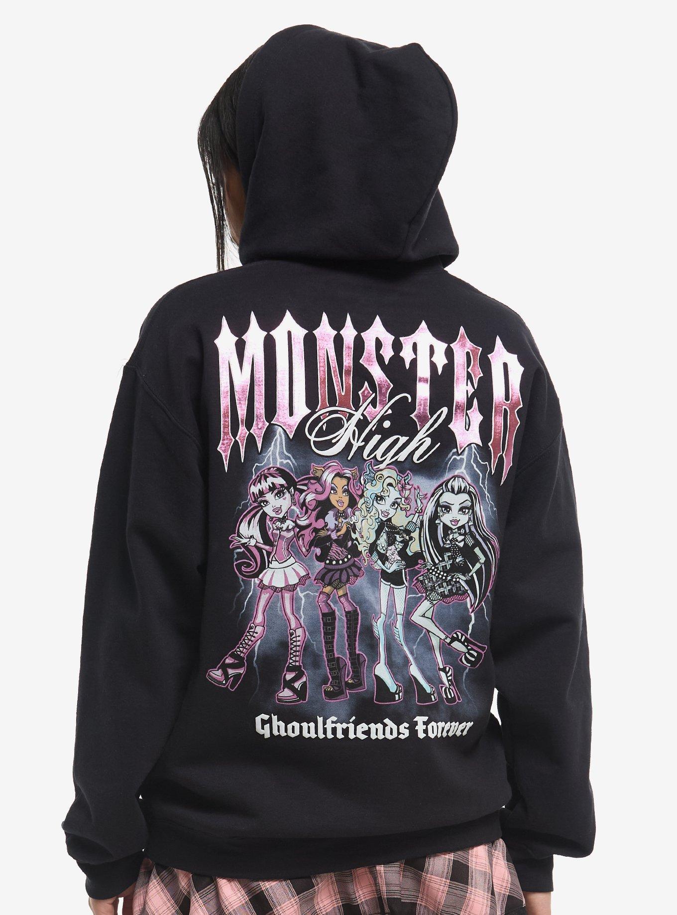 Monster High Pink Foil Print Hoodie, , hi-res