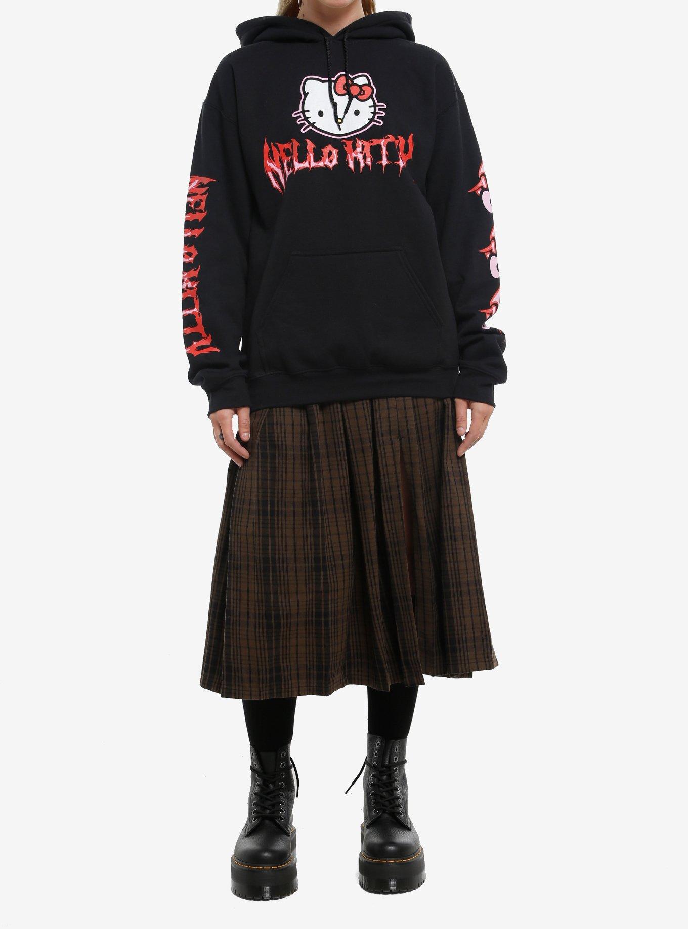 Hello Kitty Bows Metal Hoodie, MULTI, alternate