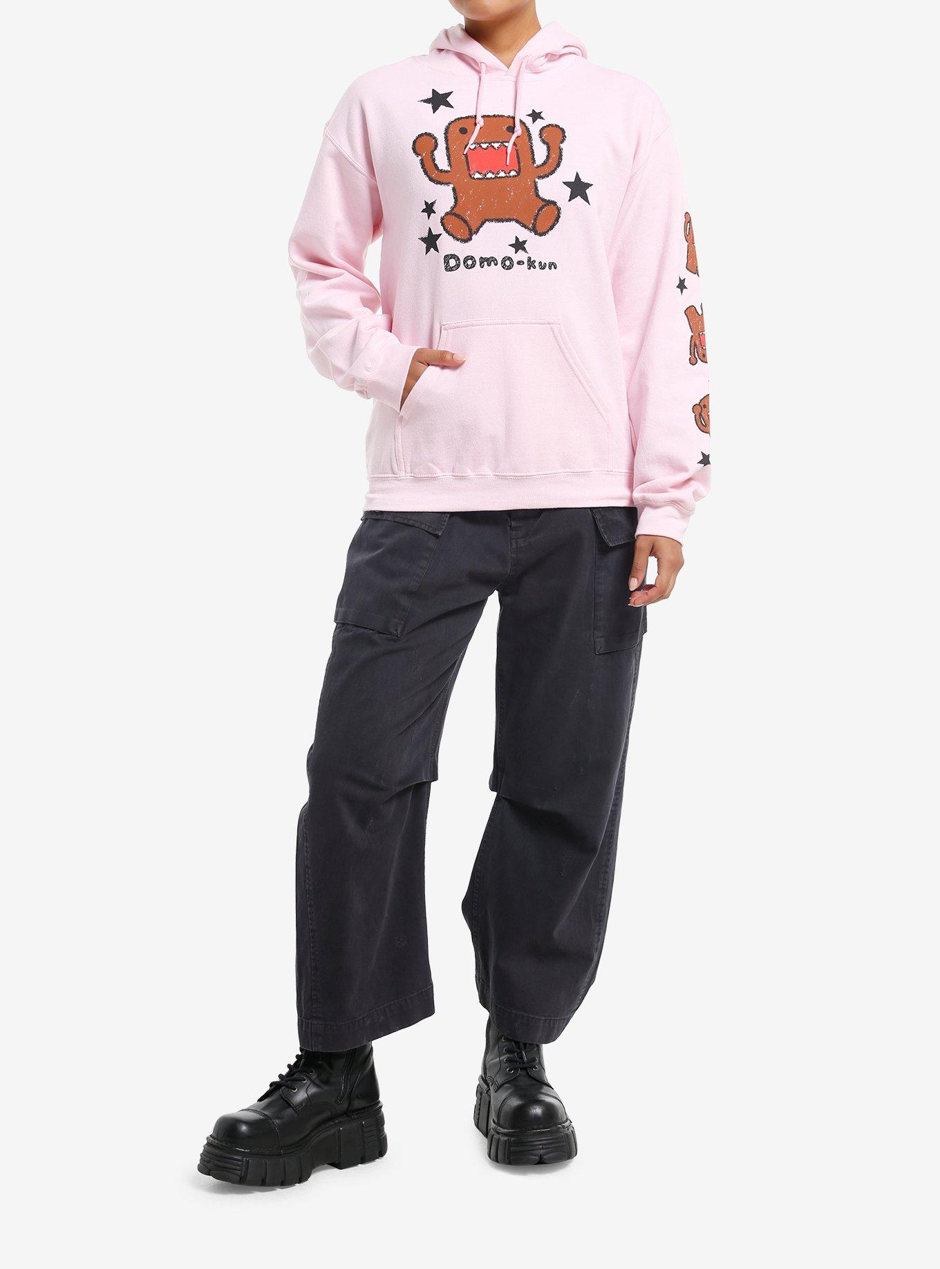 Domo Stars Doodle Pink Hoodie, , hi-res
