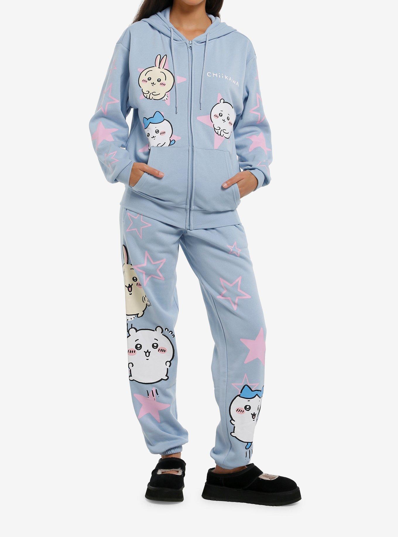 Chiikawa Trio Star Hoodie, MULTI, alternate