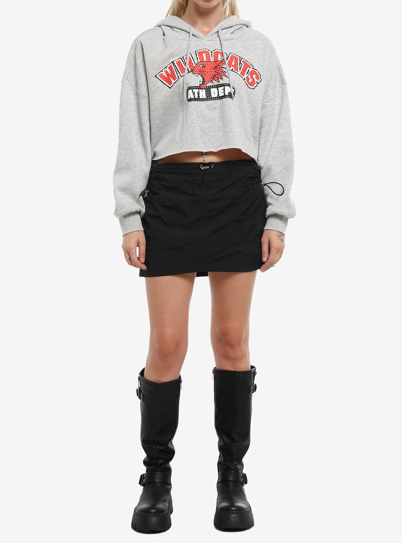 Disney High School Musical Wildcats Girls Crop Hoodie, , hi-res