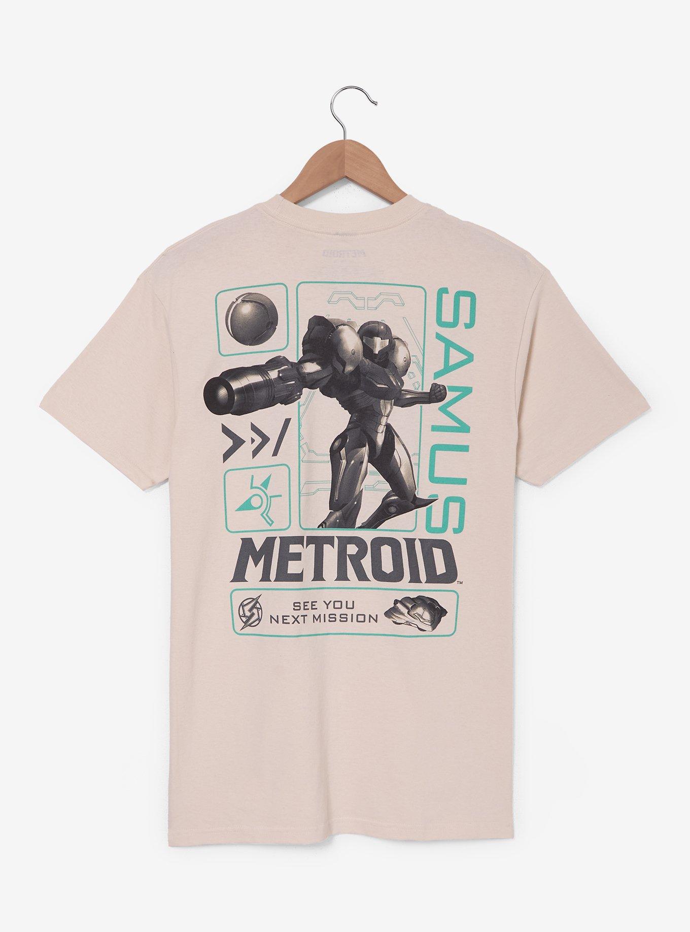 Nintendo Metroid Samus Tonal Portrait T-Shirt - BoxLunch Exclusive, , hi-res