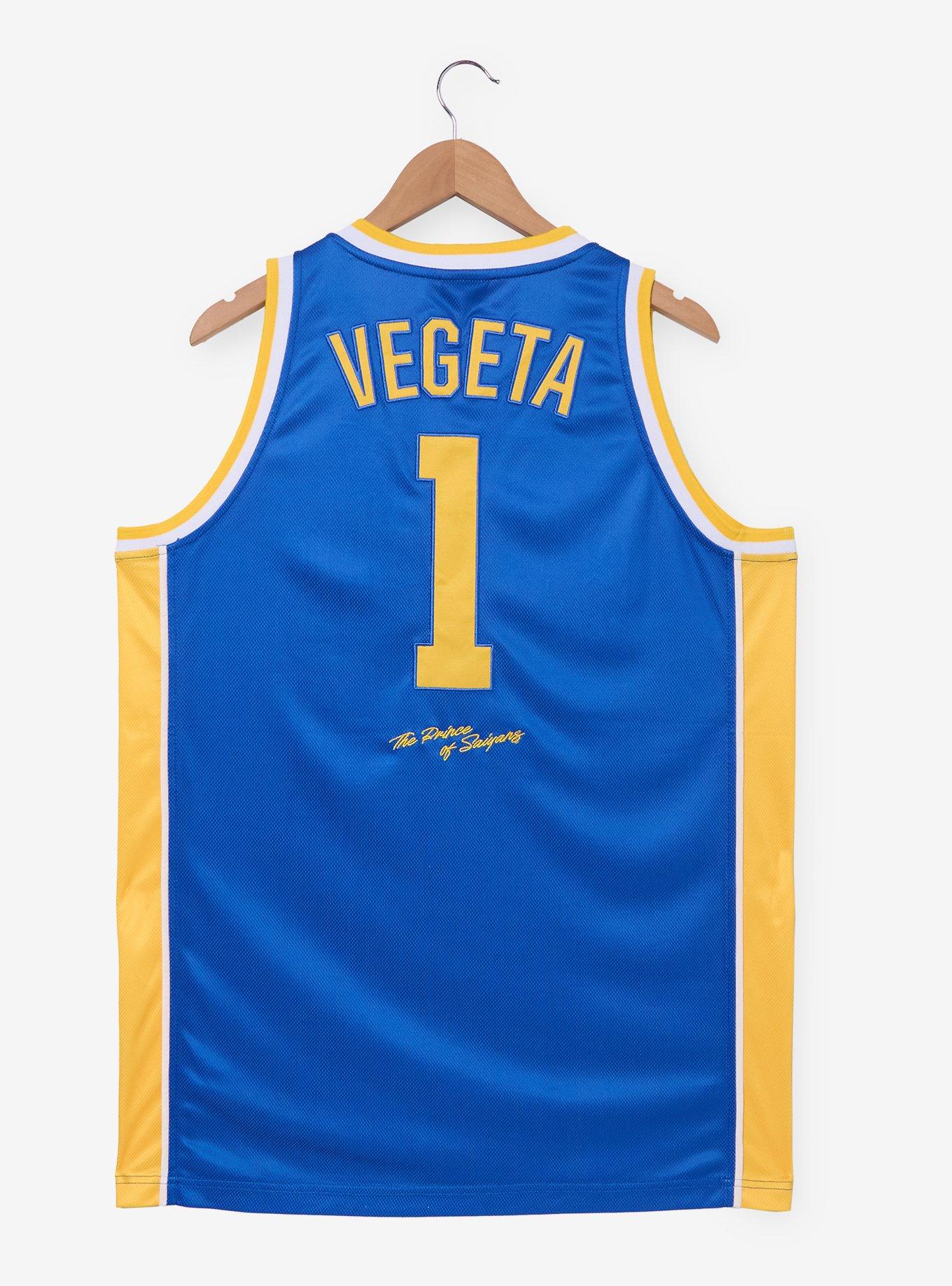 Dragon Ball Z Vegeta Basketball Jersey - BoxLunch Exclusive, BLUE, alternate