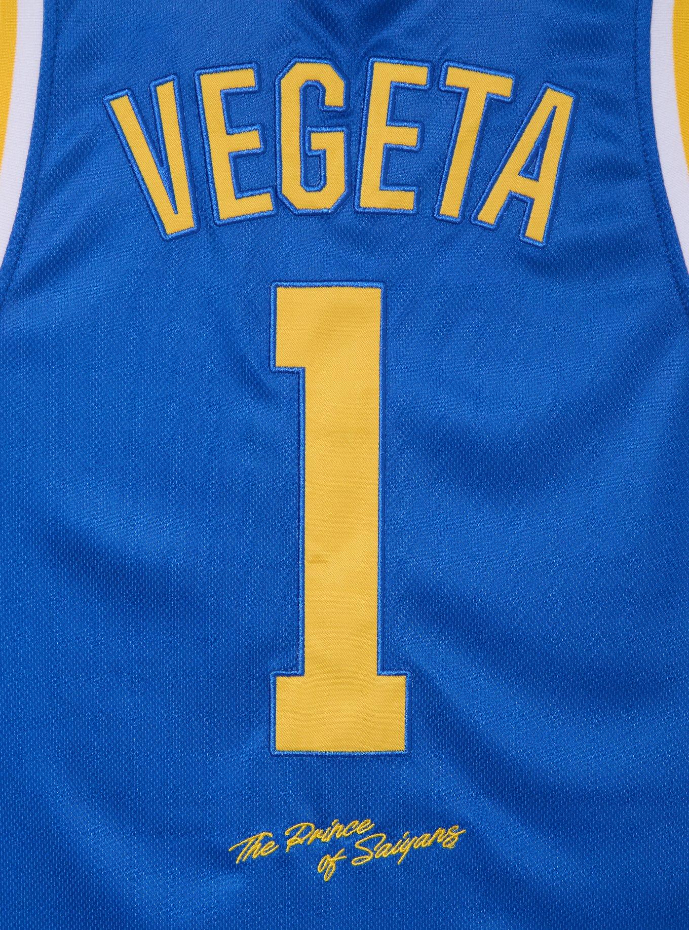 Dragon Ball Z Vegeta Basketball Jersey - BoxLunch Exclusive, BLUE, alternate