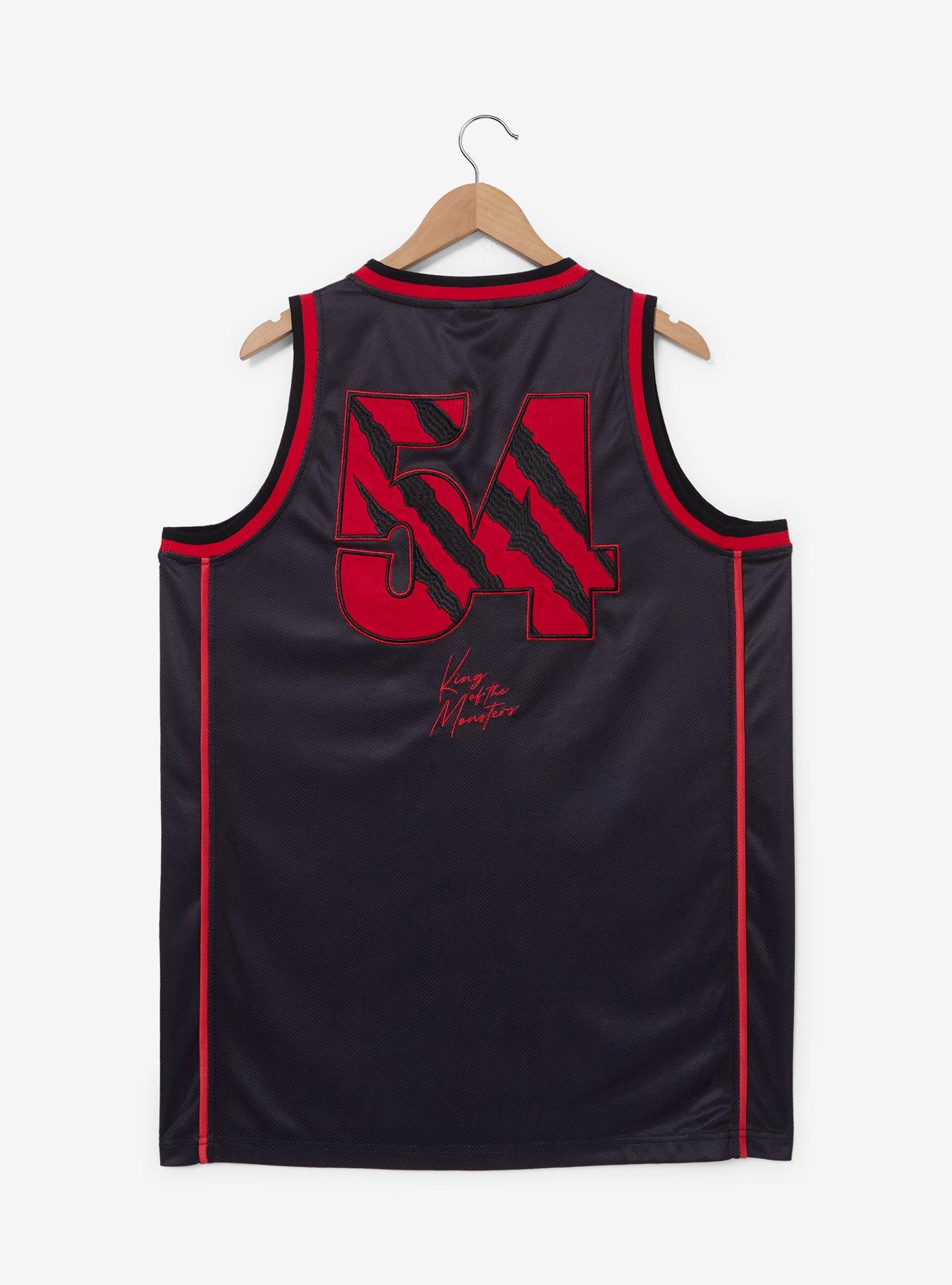 Godzilla Tonal Print Basketball Jersey - BoxLunch Exclusive, , hi-res