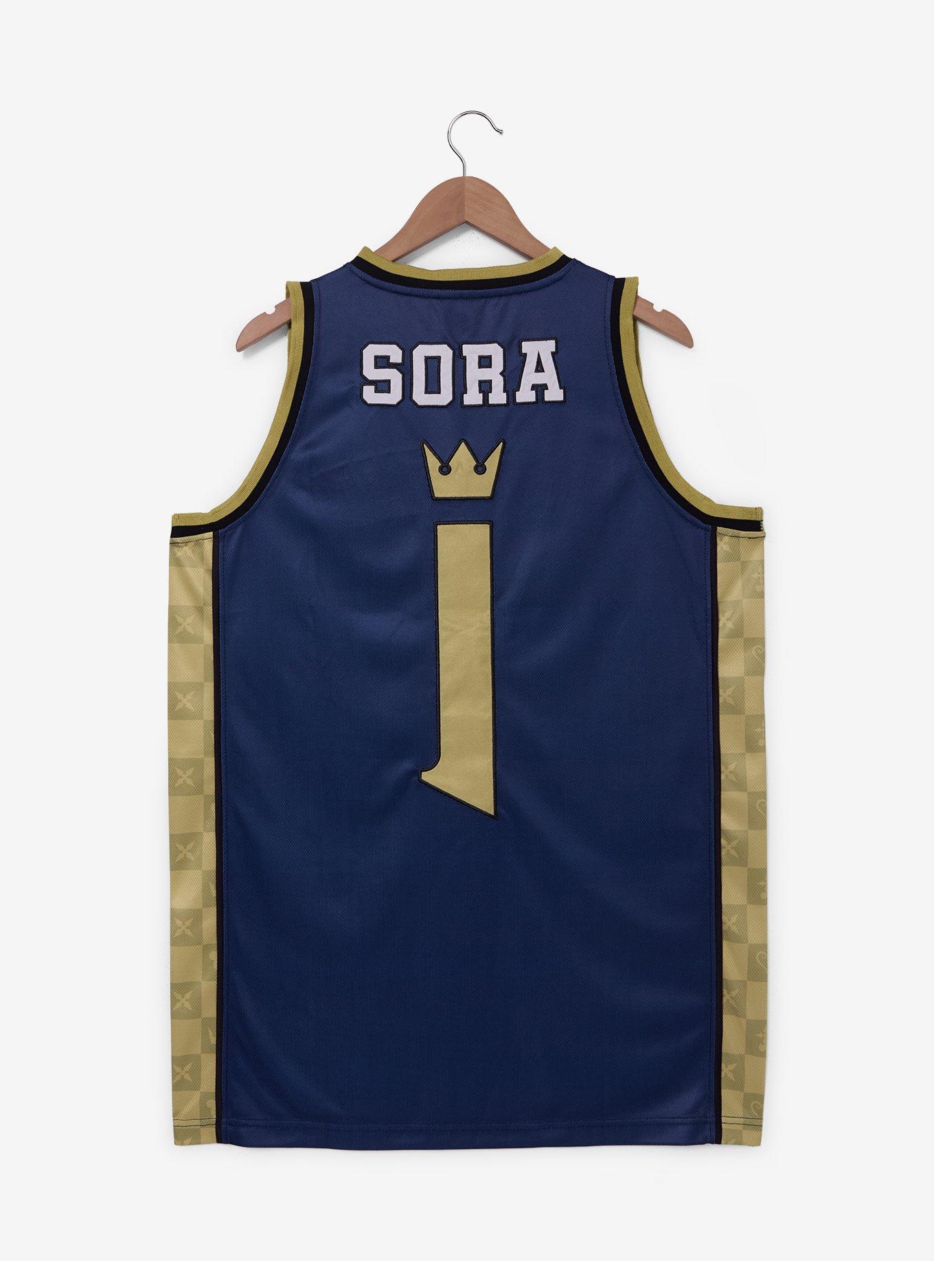 Disney Kingdom Hearts Sora Basketball Jersey - BoxLunch Exclusive, , hi-res