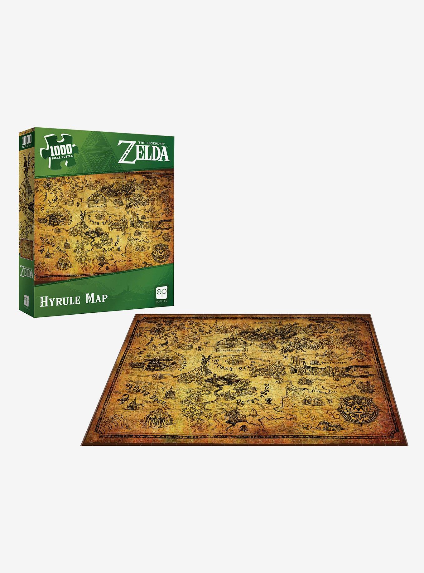 Nintendo The Legend of Zelda Map of Hyrule 1,000 Piece Puzzle, , hi-res