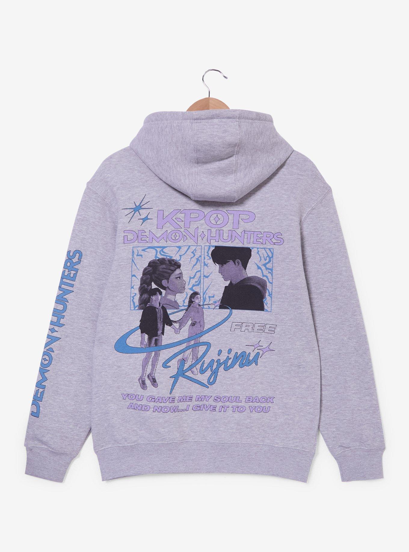 KPop Demon Hunters Jinu & Rumi Zippered Hoodie, , hi-res