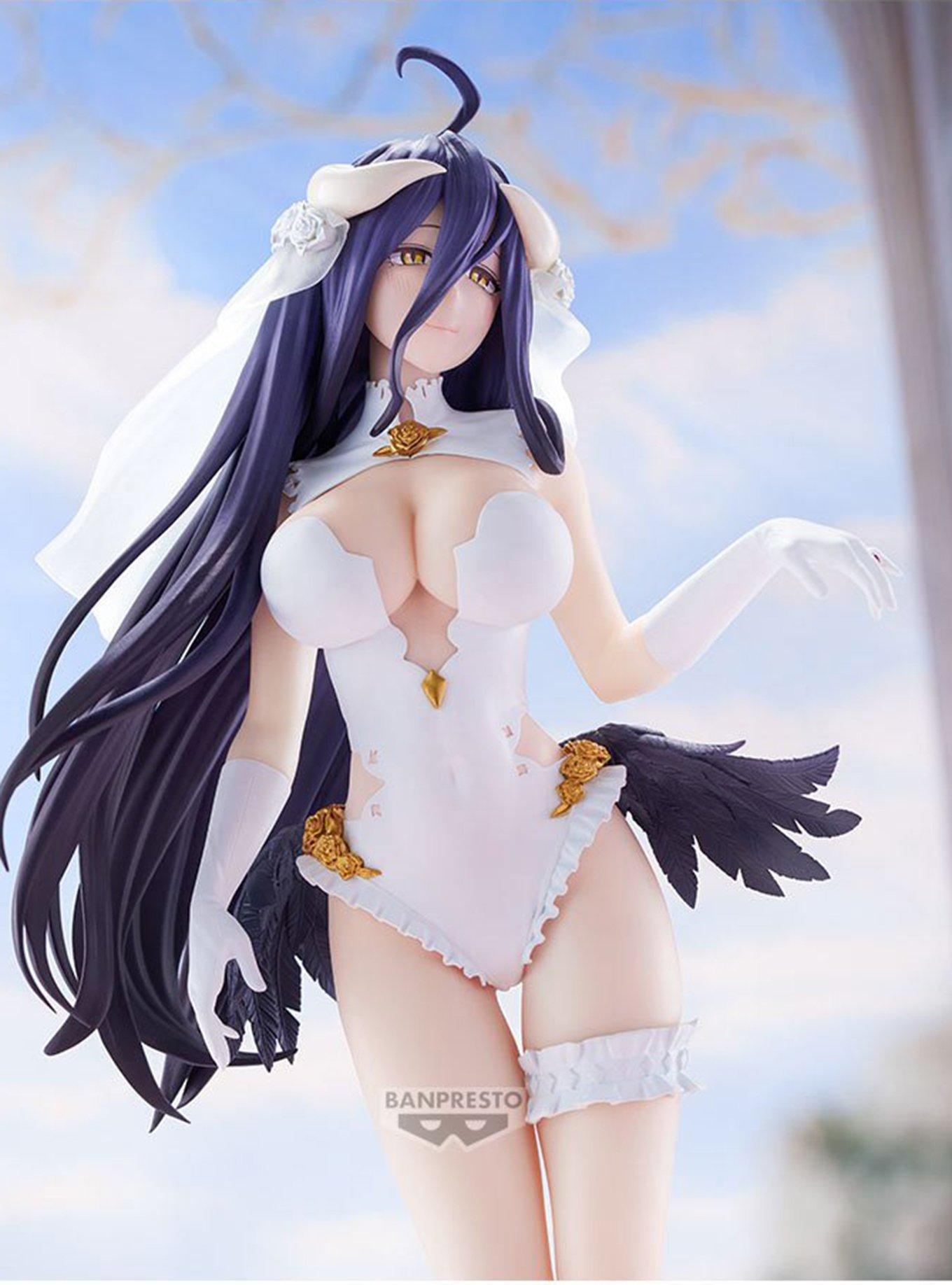 Bandai Namco Overlord Glitter & Glamours Albedo Figure (Wedding Ver.), , alternate
