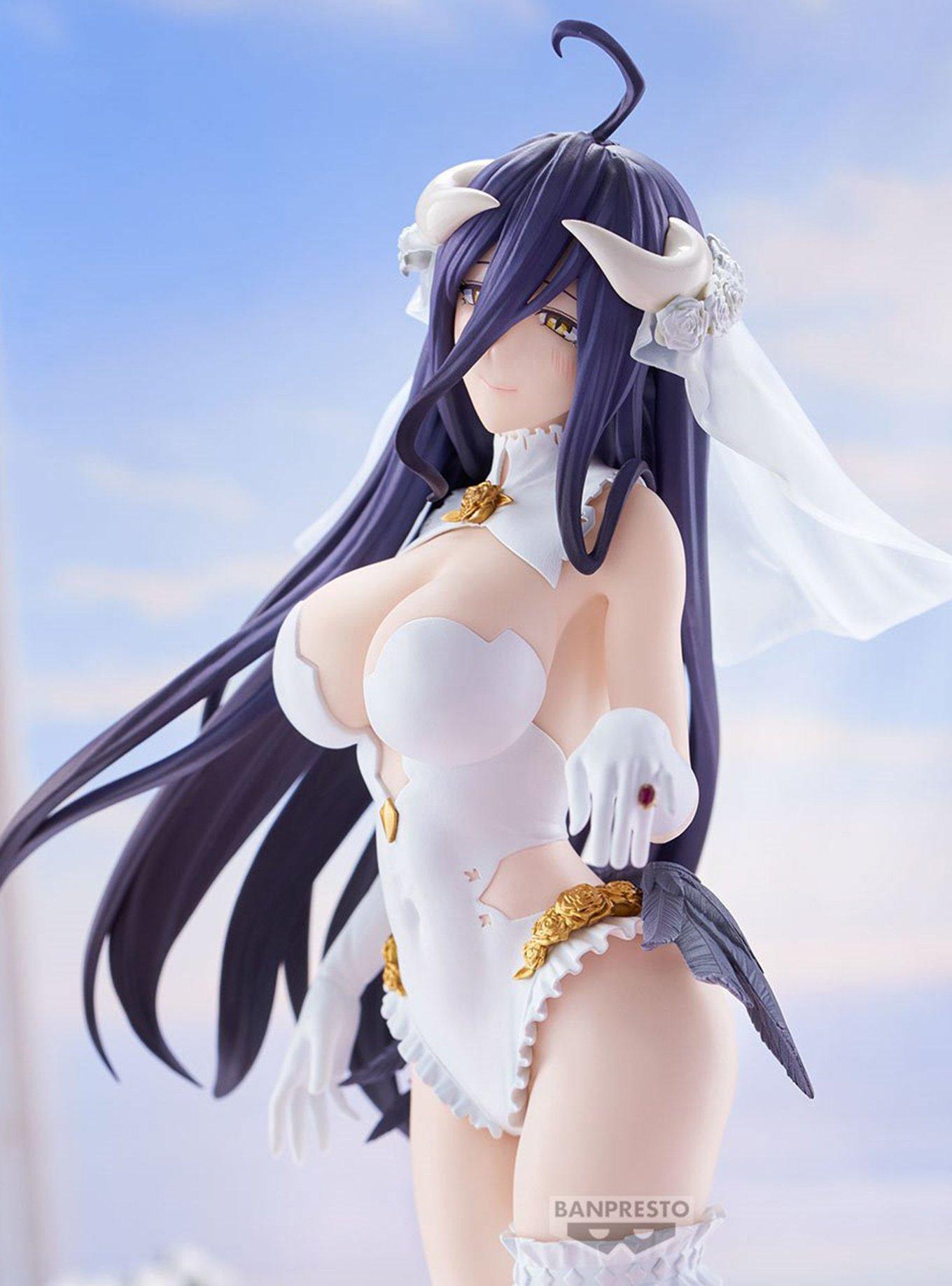 Bandai Namco Overlord Glitter & Glamours Albedo Figure (Wedding Ver.), , alternate