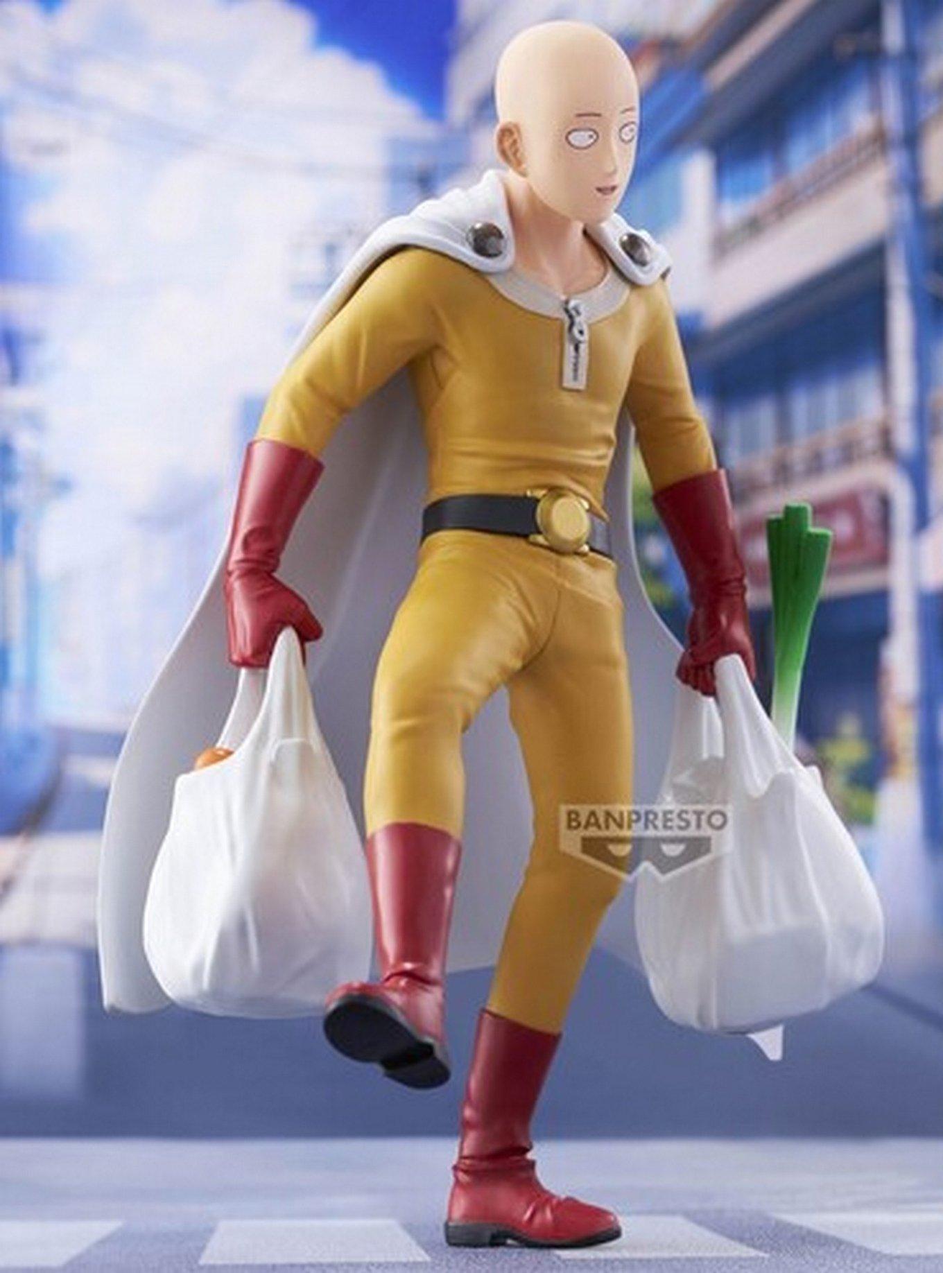 Bandai Namco One-Punch Man One Punch Life Saitama Figure, , hi-res