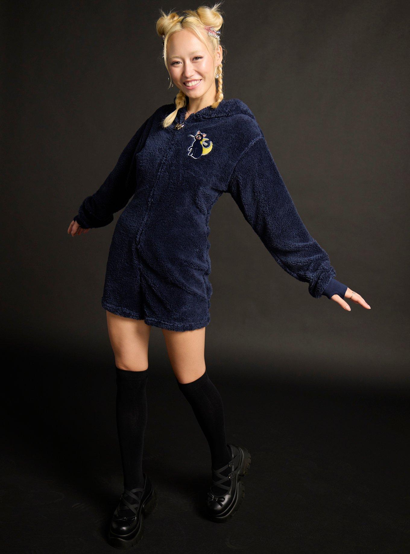 Pretty Guardian Sailor Moon Luna Fuzzy Romper, , hi-res