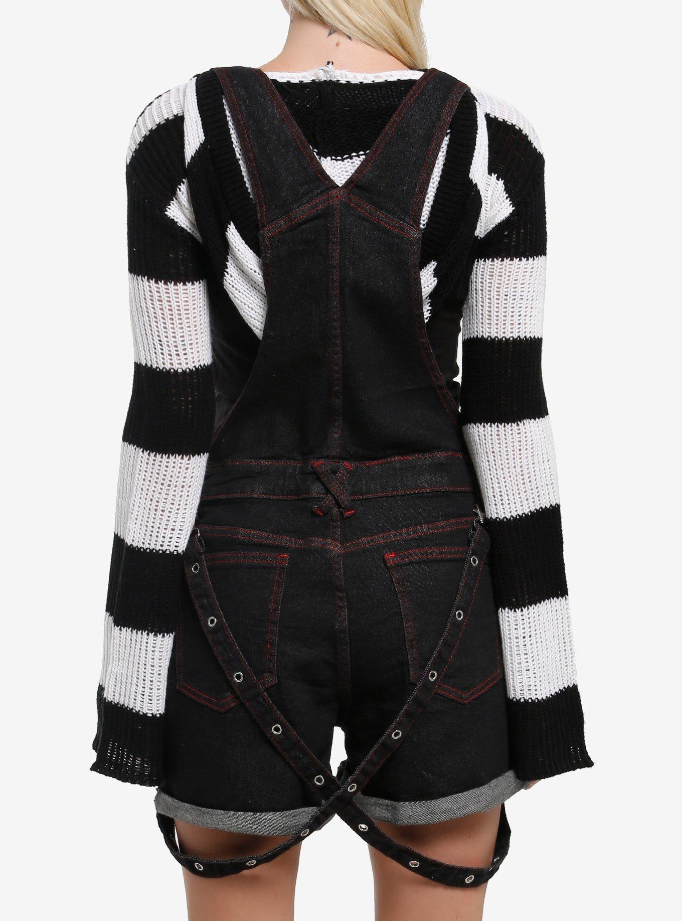 Sonic The Hedgehog Shadow Denim Shortalls, , alternate