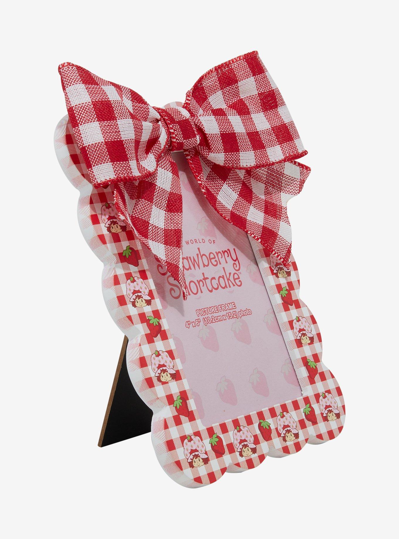 Strawberry Shortcake Gingham Bow Photo Frame &mdash; BoxLunch Exclusive, , alternate