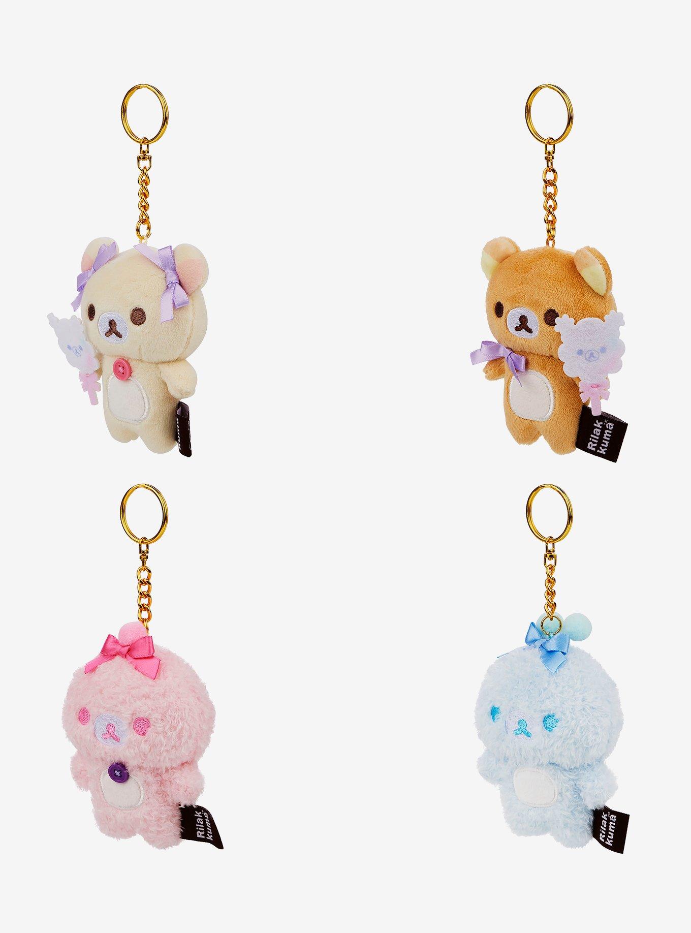 San-X Rilakkuma & Friends Cotton Candy Blind Box Plush Bag Charm, , hi-res