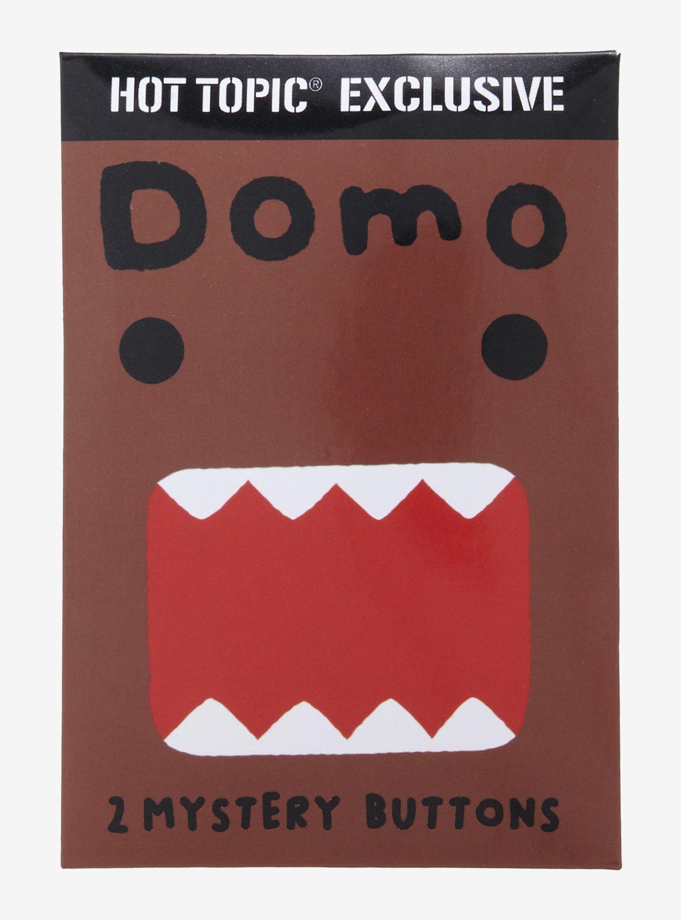 Domo In Disguise Blind Bag Button Hot Topic Exclusive, , alternate