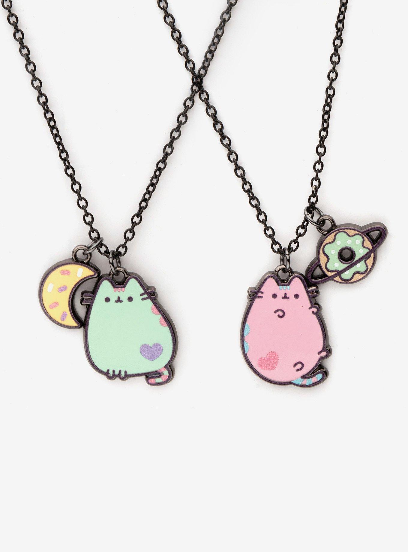 Pusheen Pastel Sweets Best Friend Necklace Set, , hi-res