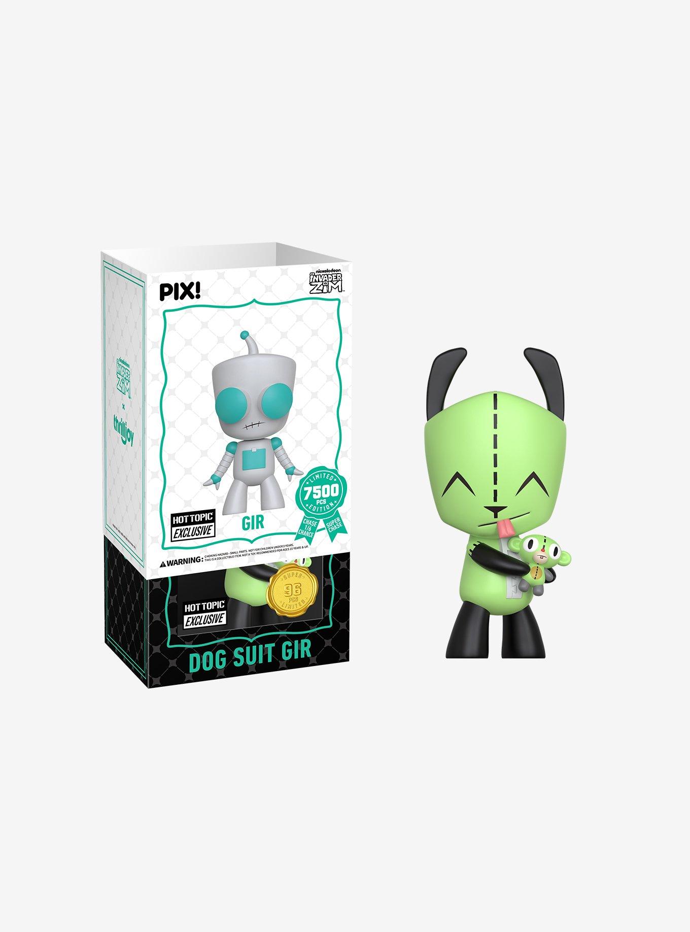 Thrilljoy Invader Zim Pix! GIR Collectible Figure Hot Topic Exclusive, , hi-res