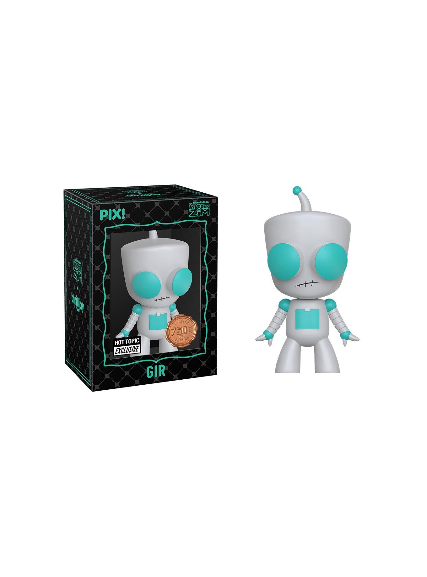 Thrilljoy Invader Zim Pix! GIR Collectible Figure Hot Topic Exclusive, , alternate