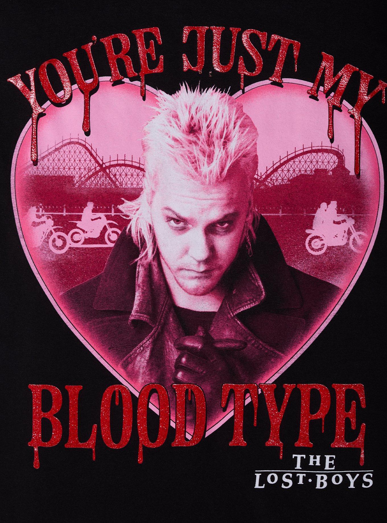 The Lost Boys Blood Type Glitter T-Shirt, , hi-res