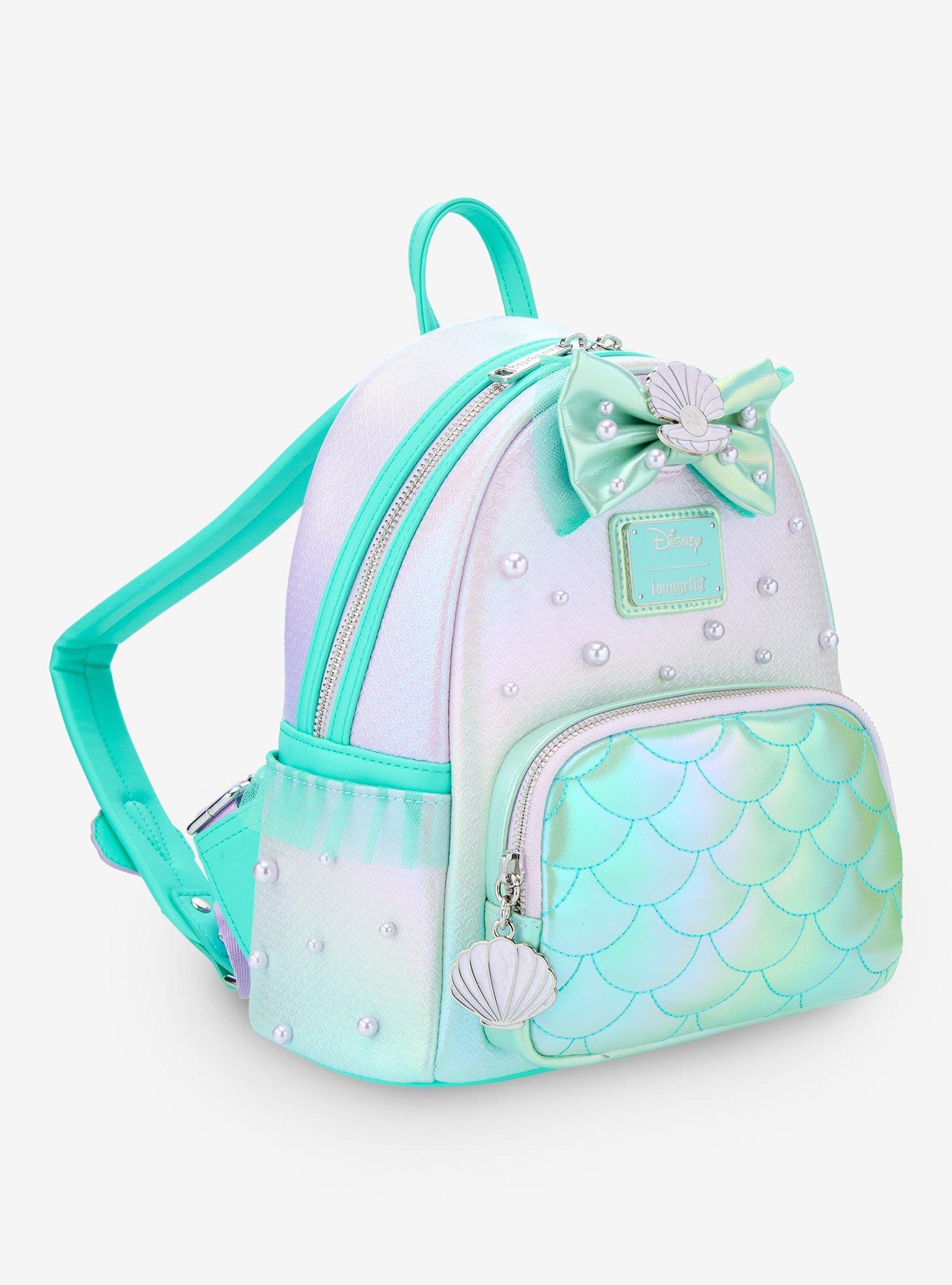 Loungefly Disney The Little Mermaid Iridescent Shell Mini Backpack, , hi-res
