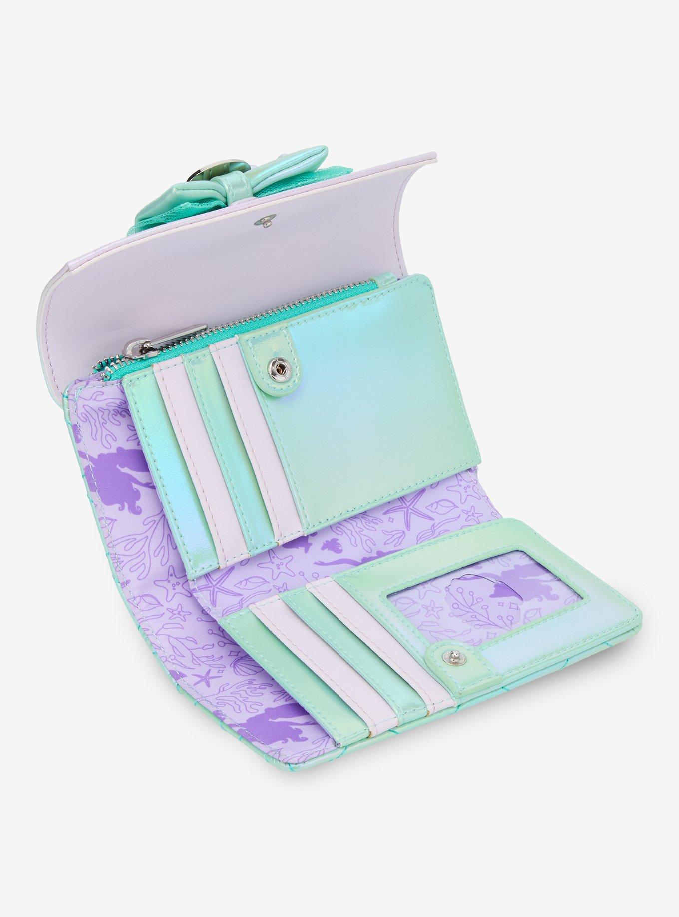 Loungefly Disney The Little Mermaid Iridescent Shell Wallet, , alternate - view 4