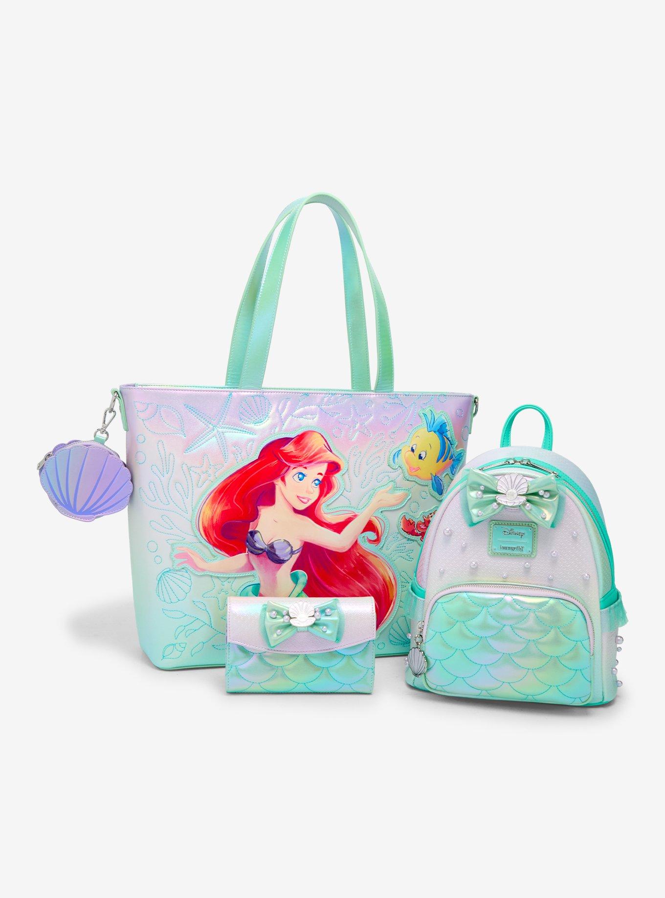 Loungefly Disney The Little Mermaid Iridescent Shell Wallet, , alternate - view 5