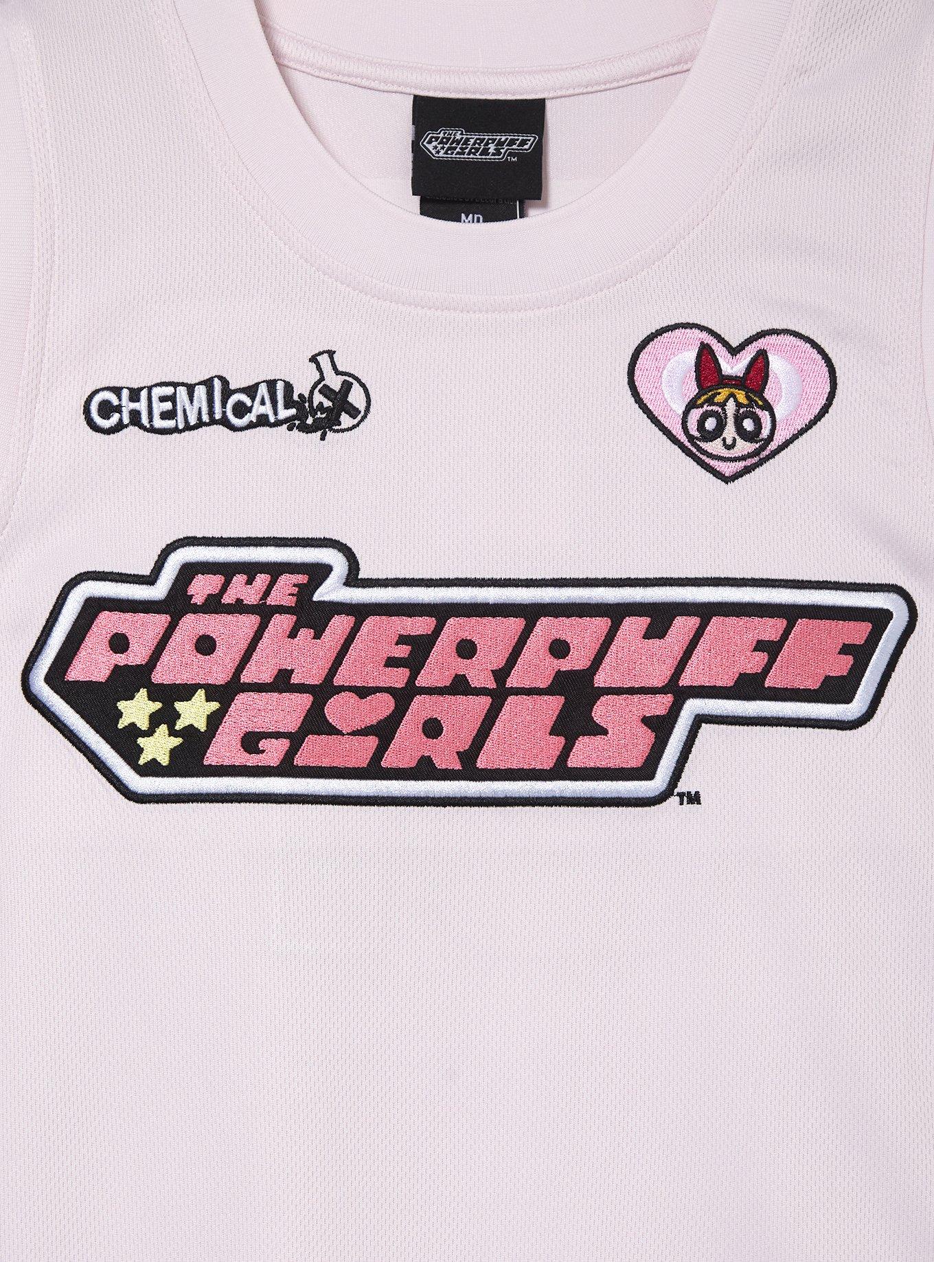 The Powerpuff Girls Blossom Women's Cropped Basketball Jersey - BoxLunch Exclusive