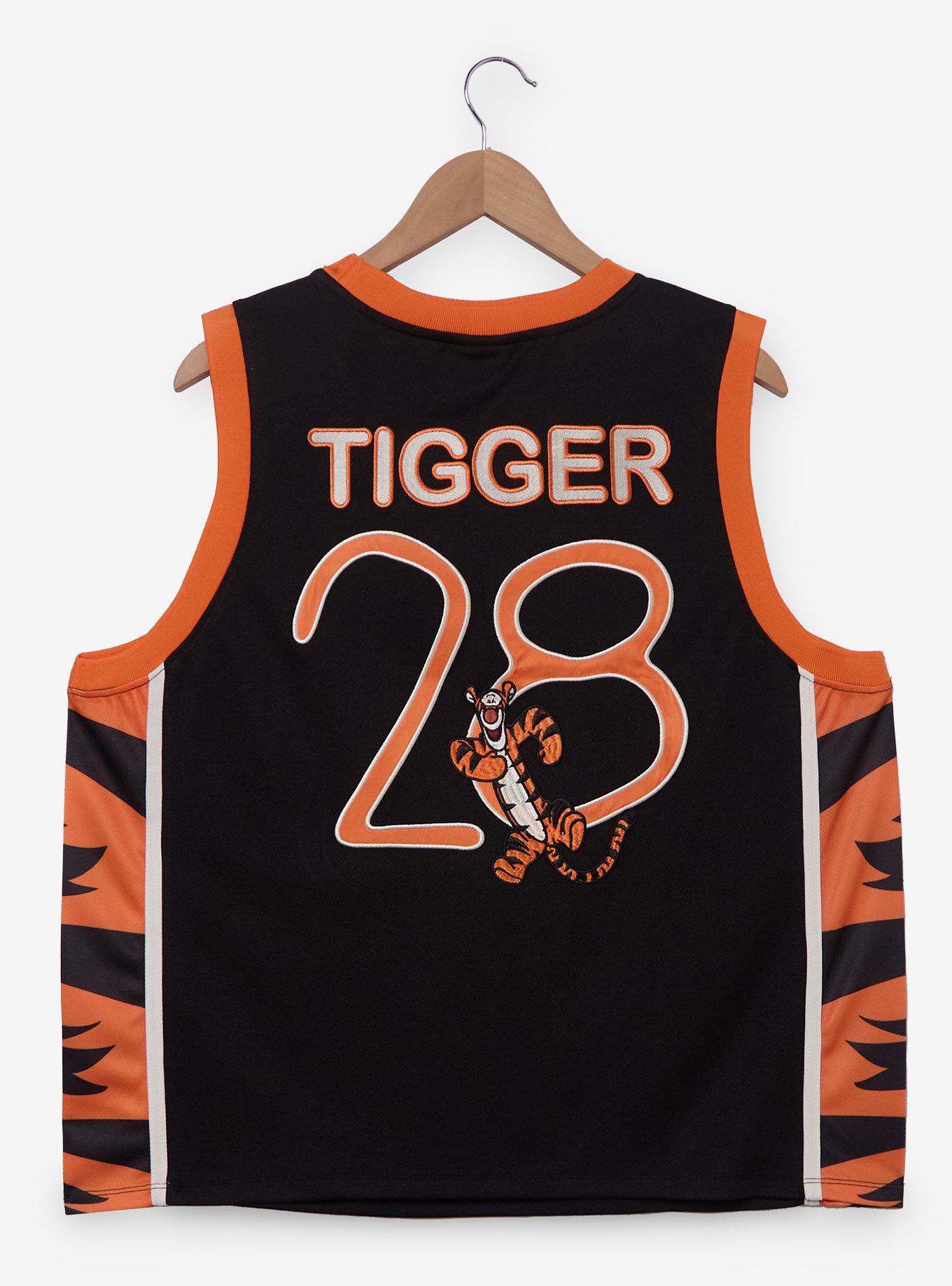 Disney Winnie the Pooh Tigger 100 Acre Wood Women's Plus Size Basketball Jersey &mdash; BoxLunch Exclusive, , hi-res