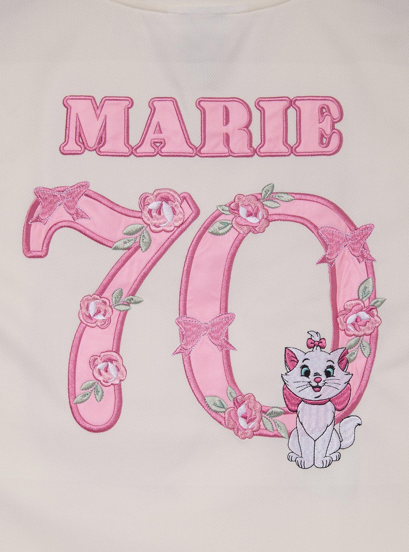 Disney The Aristocats Marie Women's Plus Size Basketball Jersey &mdash; BoxLunch Exclusive, CREAM, alternate