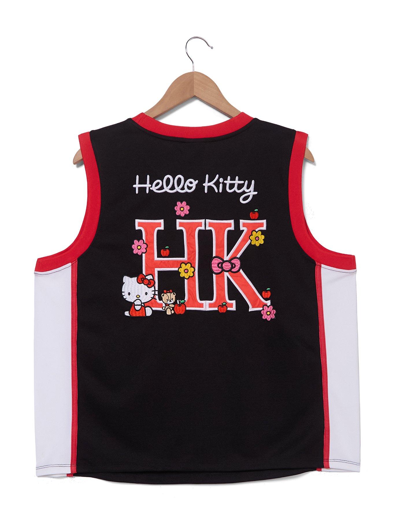 Sanrio Hello Kitty Floral Women's Plus Size Basketball Jersey &mdash; BoxLunch Exclusive, , hi-res