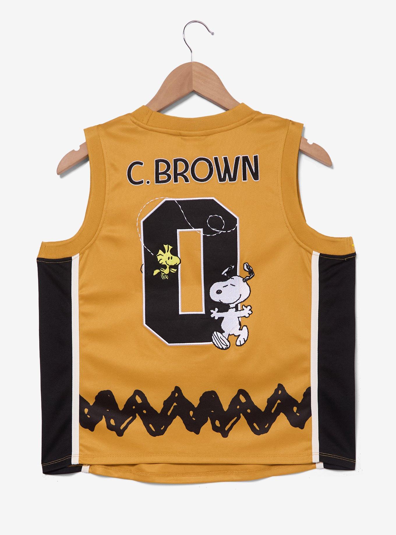 Peanuts Charlie Brown Stripe Women's Basketball Jersey &mdash; BoxLunch Exclusive, , hi-res