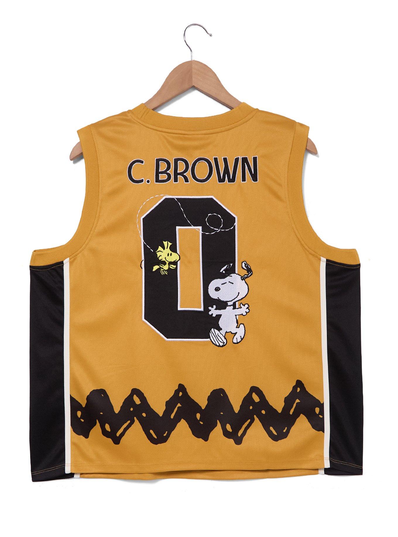 Peanuts Charlie Brown Stripe Women's Plus Size Basketball Jersey &mdash; BoxLunch Exclusive, , hi-res