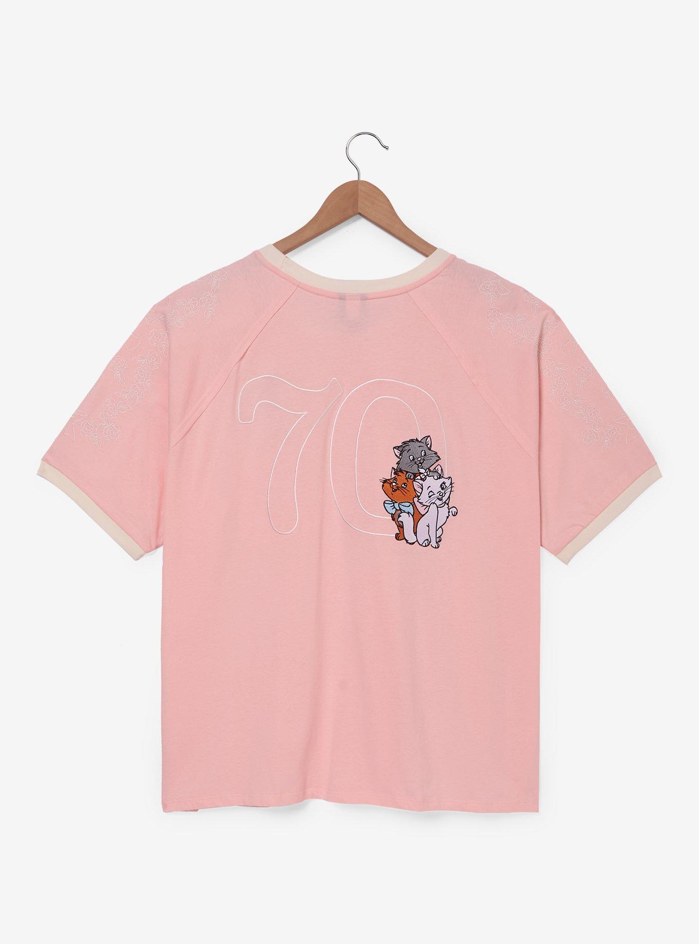 Disney The Aristocats Pink Pocket Women's Plus Size T-Shirt &mdash; BoxLunch Exclusive, , hi-res