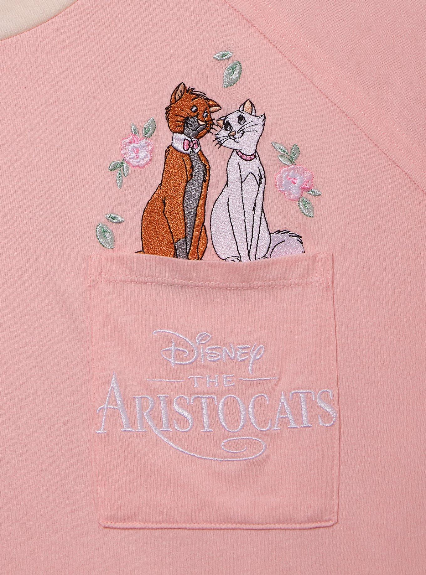 Disney The Aristocats Pink Pocket Women's Plus Size T-Shirt &mdash; BoxLunch Exclusive, LIGHT PINK, alternate